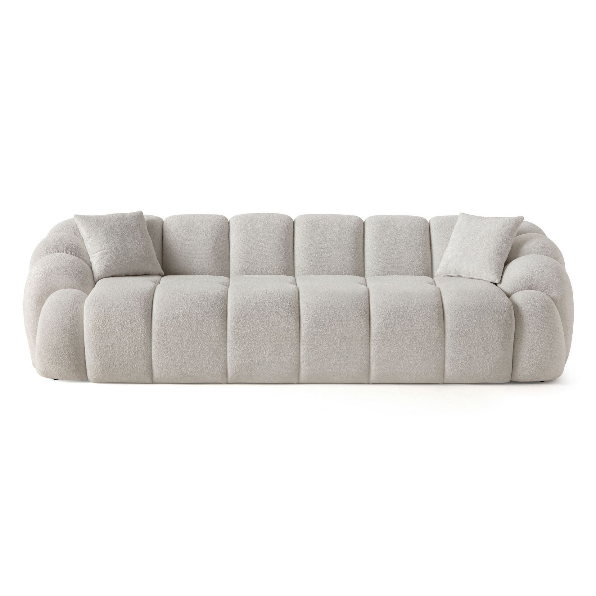 Octavio 4-sitssoffa 268x70x80 cm - Vit
