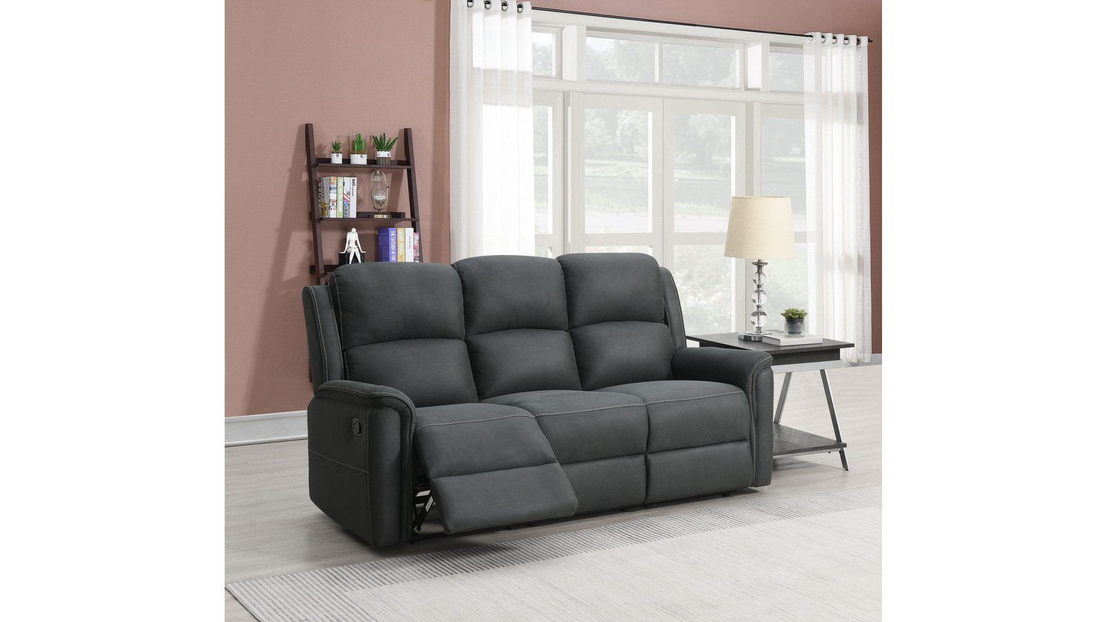 orvella reclinersoffa 3-sits - grå