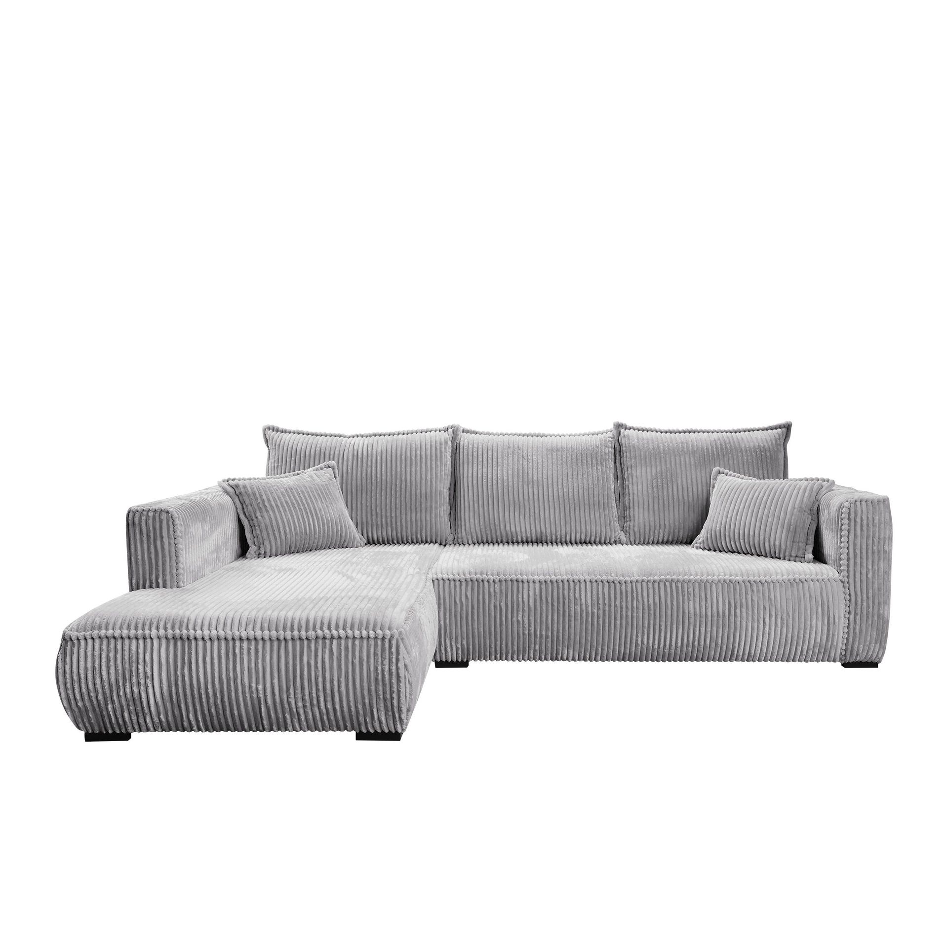 Puente 4-sits Soffa med divan - ljusgrå