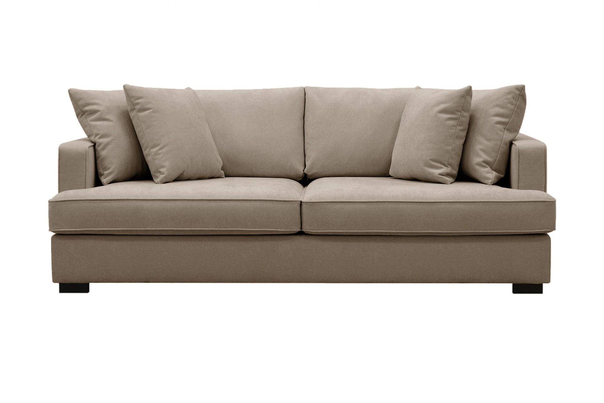 Rossita 3-sits Djup Tygsoffa - Brun