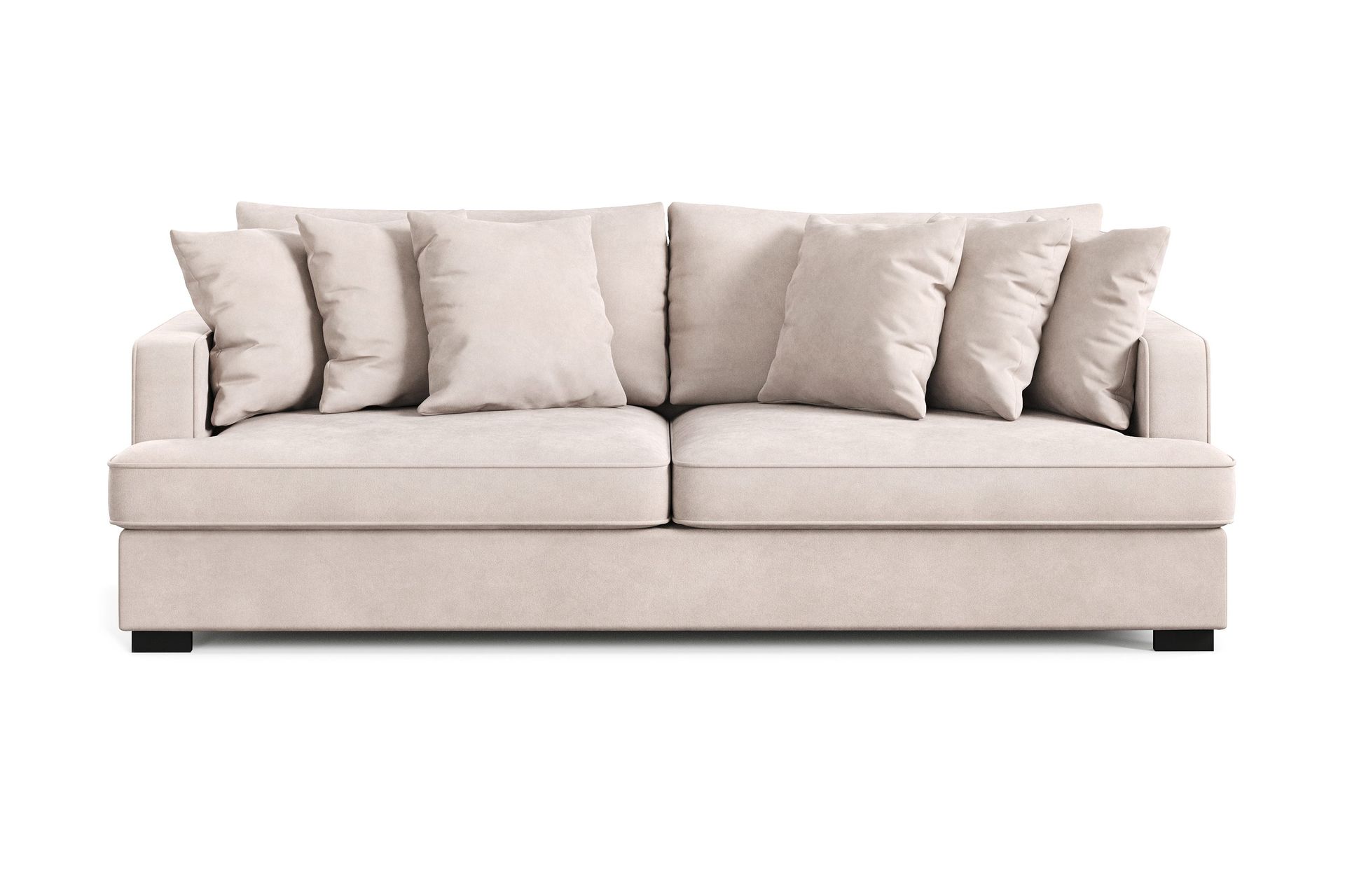 Rossita 4-sits Djup Sammetsoffa - Beige