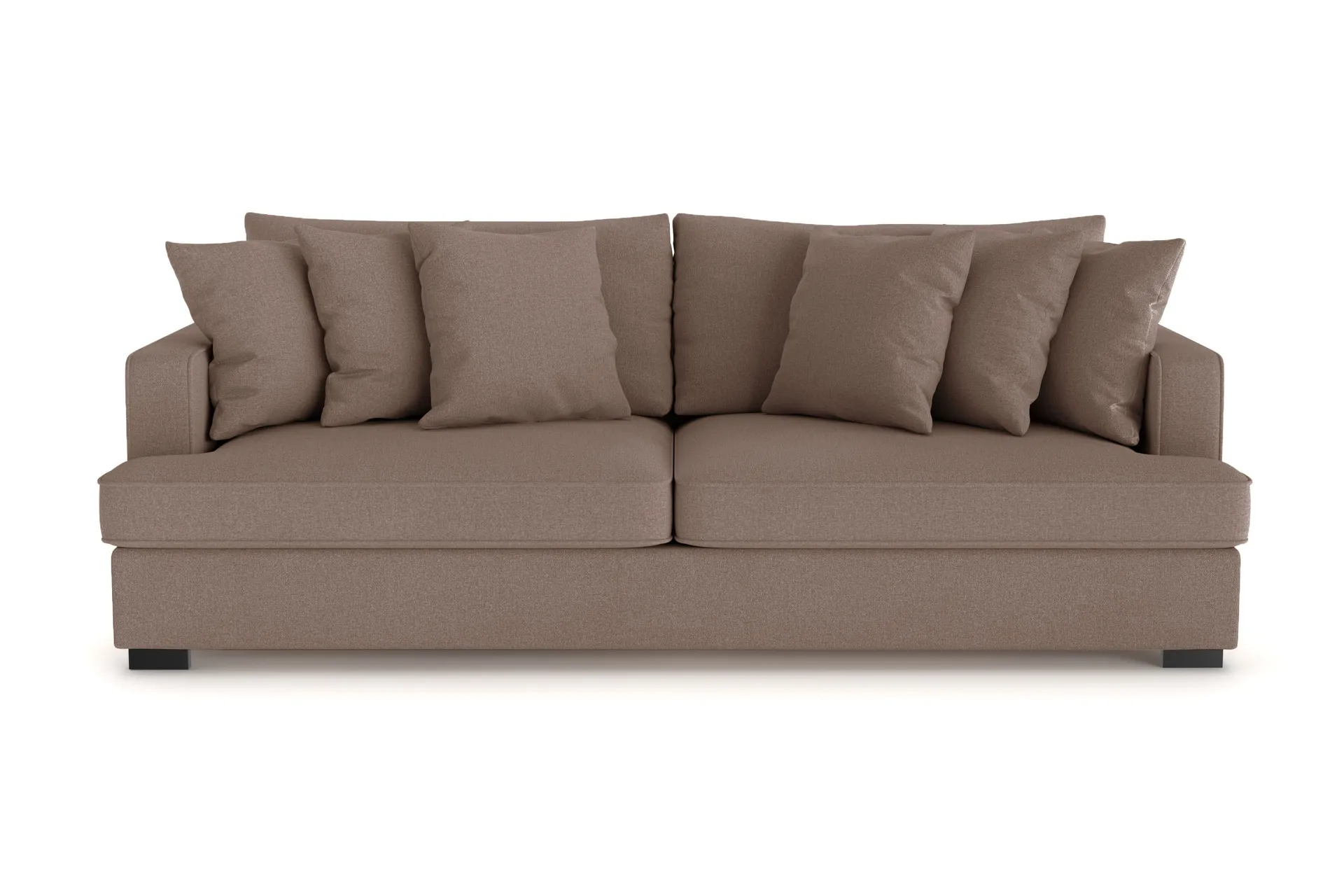 Rossita 4-sits Djup Soffa i Tyg - Brun