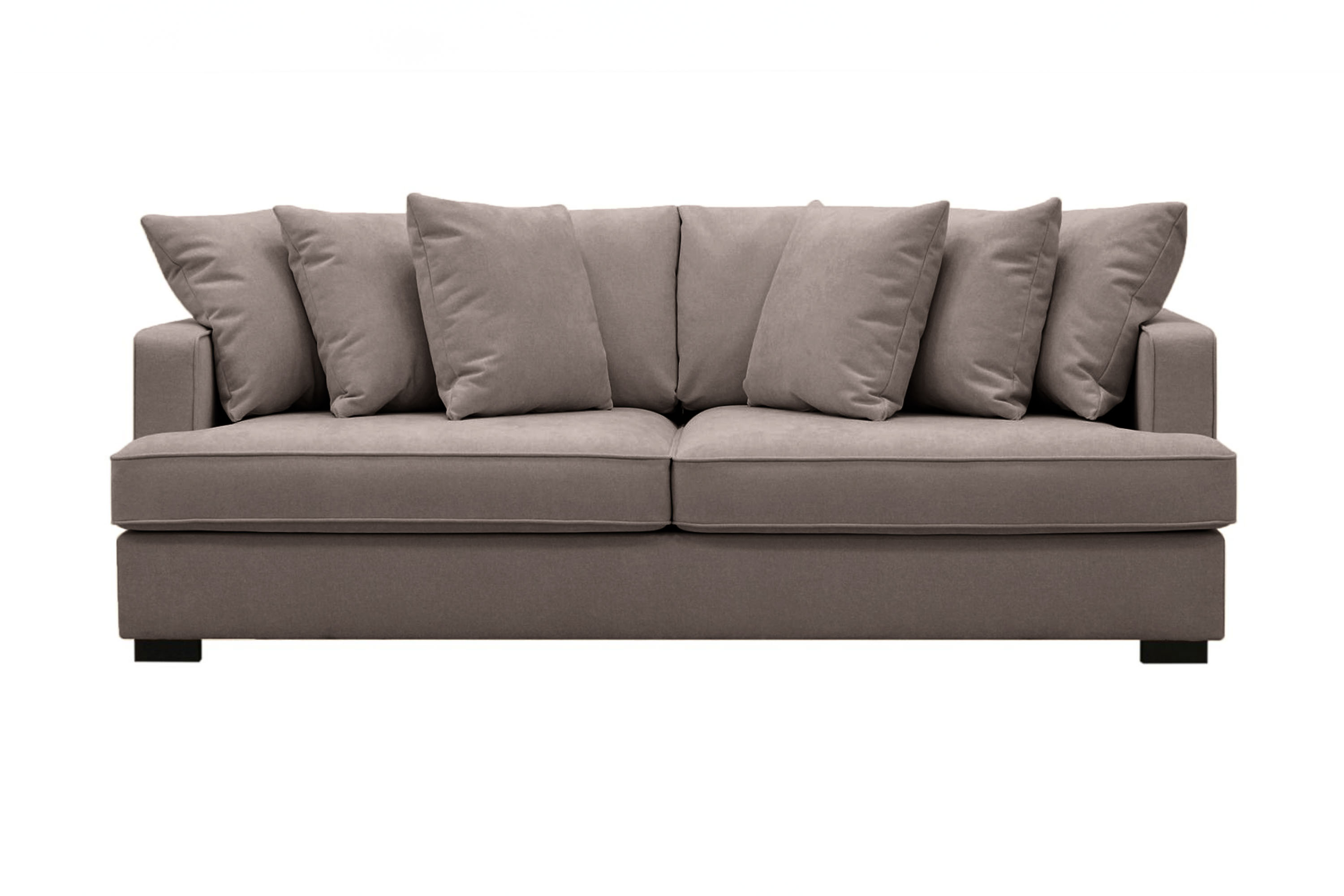 Rossita 4-sits Djup Tygsoffa Brun