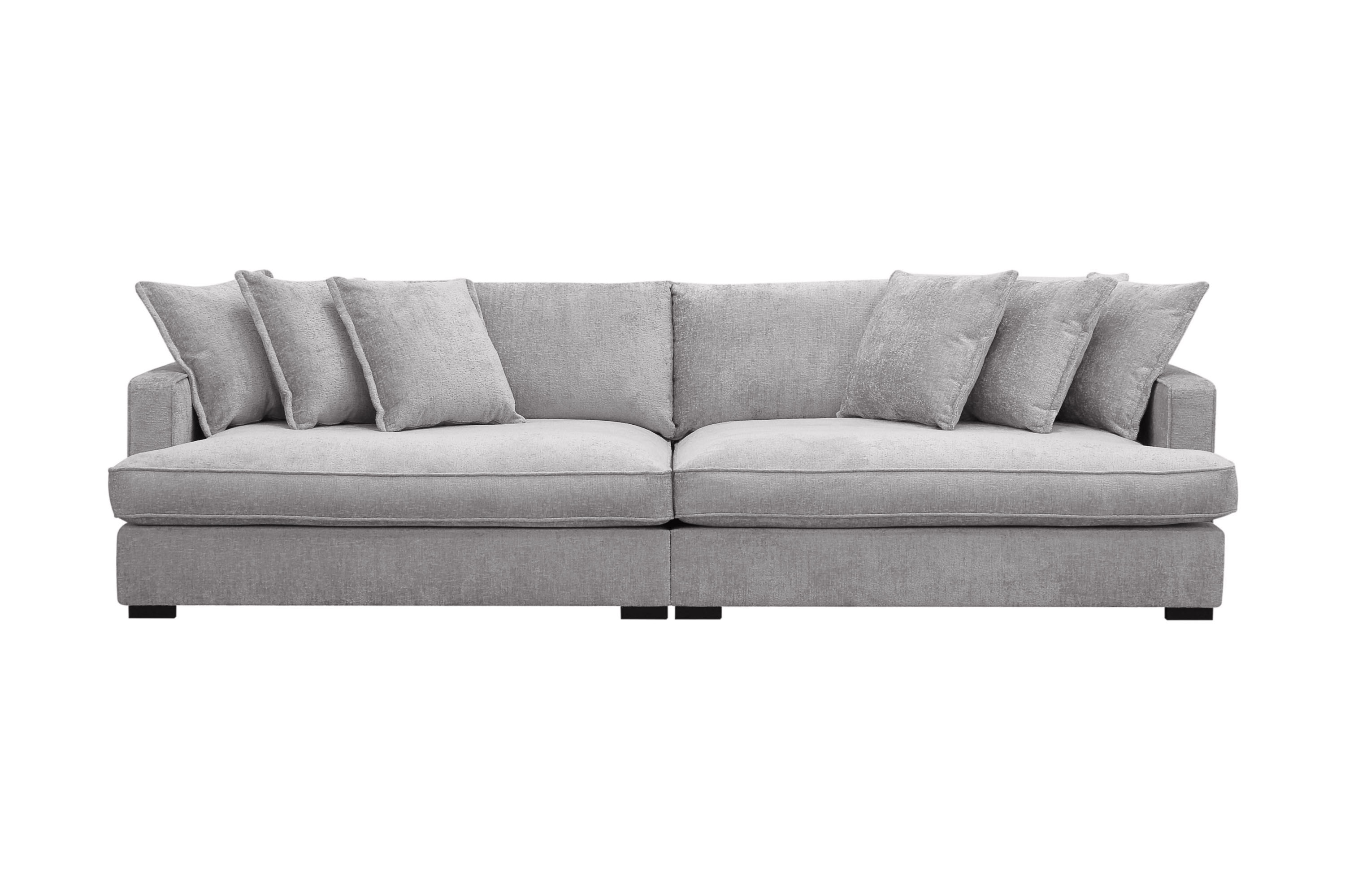 Rossita Lyx 4-sits Extra djup Soffa i Chenille Grå