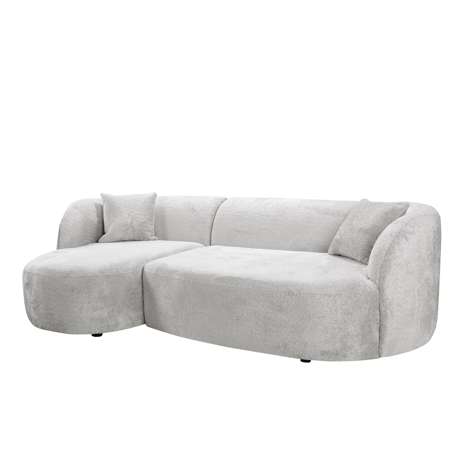 Rylian 3-sits Soffa med divan - ljusgrå