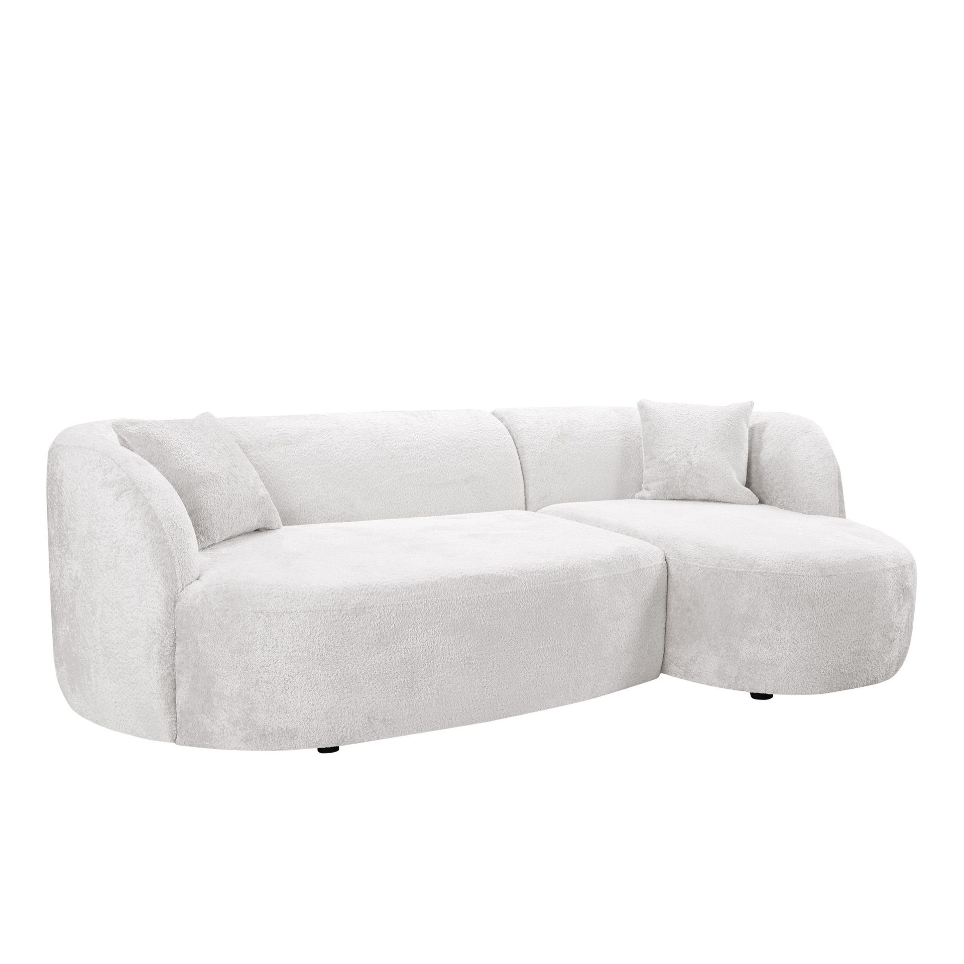 Rylian 3-sits Soffa med divan - vit