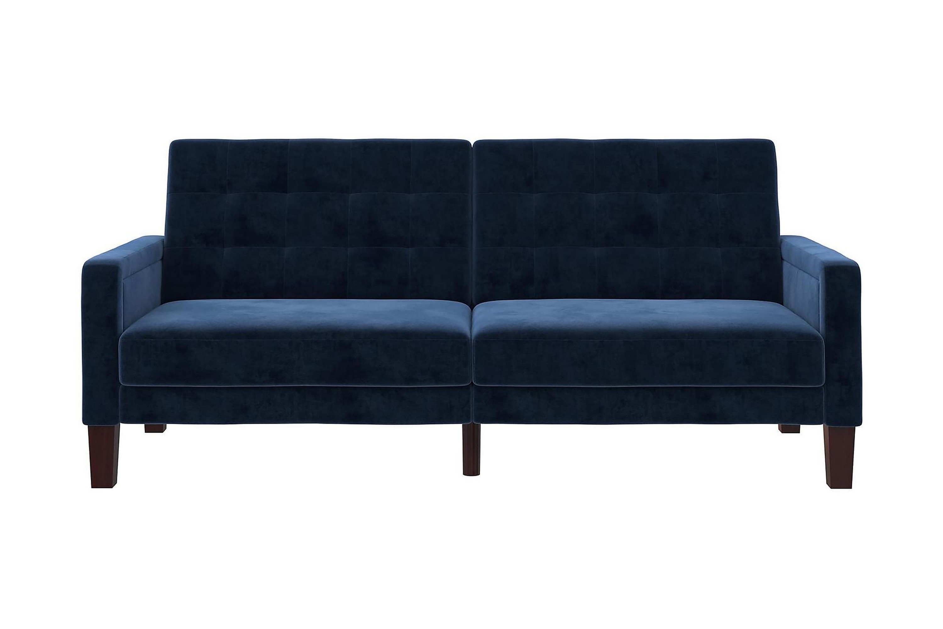 2-sits Bäddsoffa Porter Sammet/BlåDorel Home