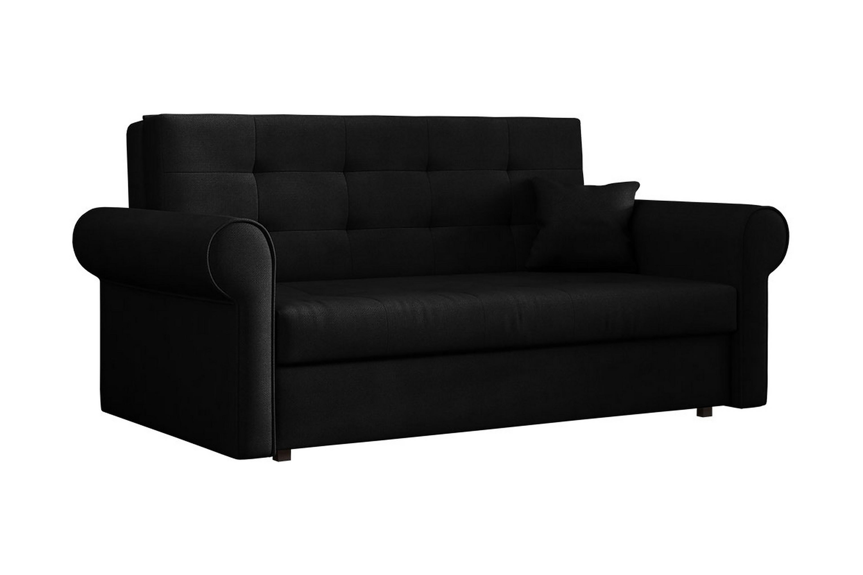 3-sits Bäddsoffa Arlinda Sammet/Svart