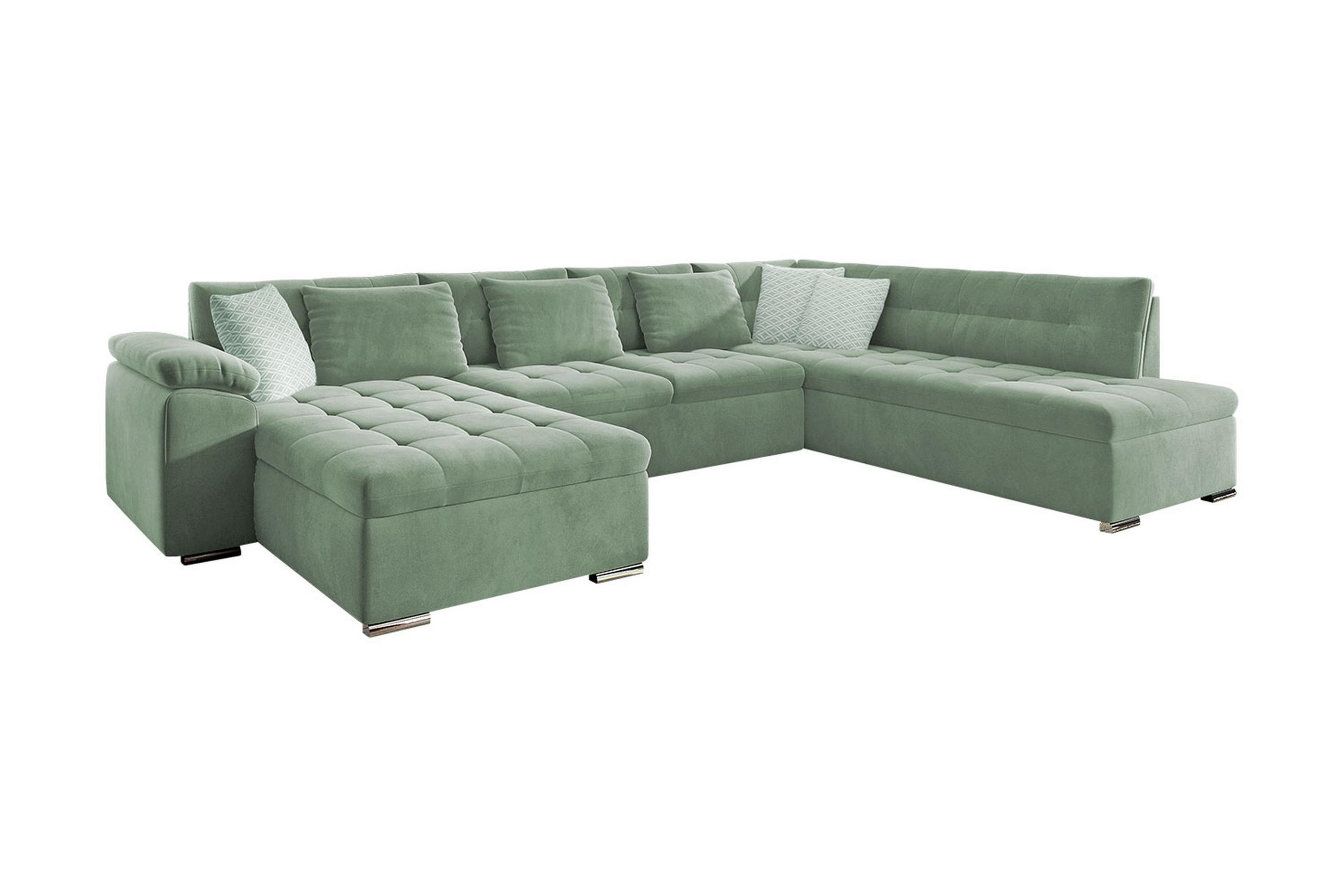 4-sits Bäddsoffa Sororia Grön