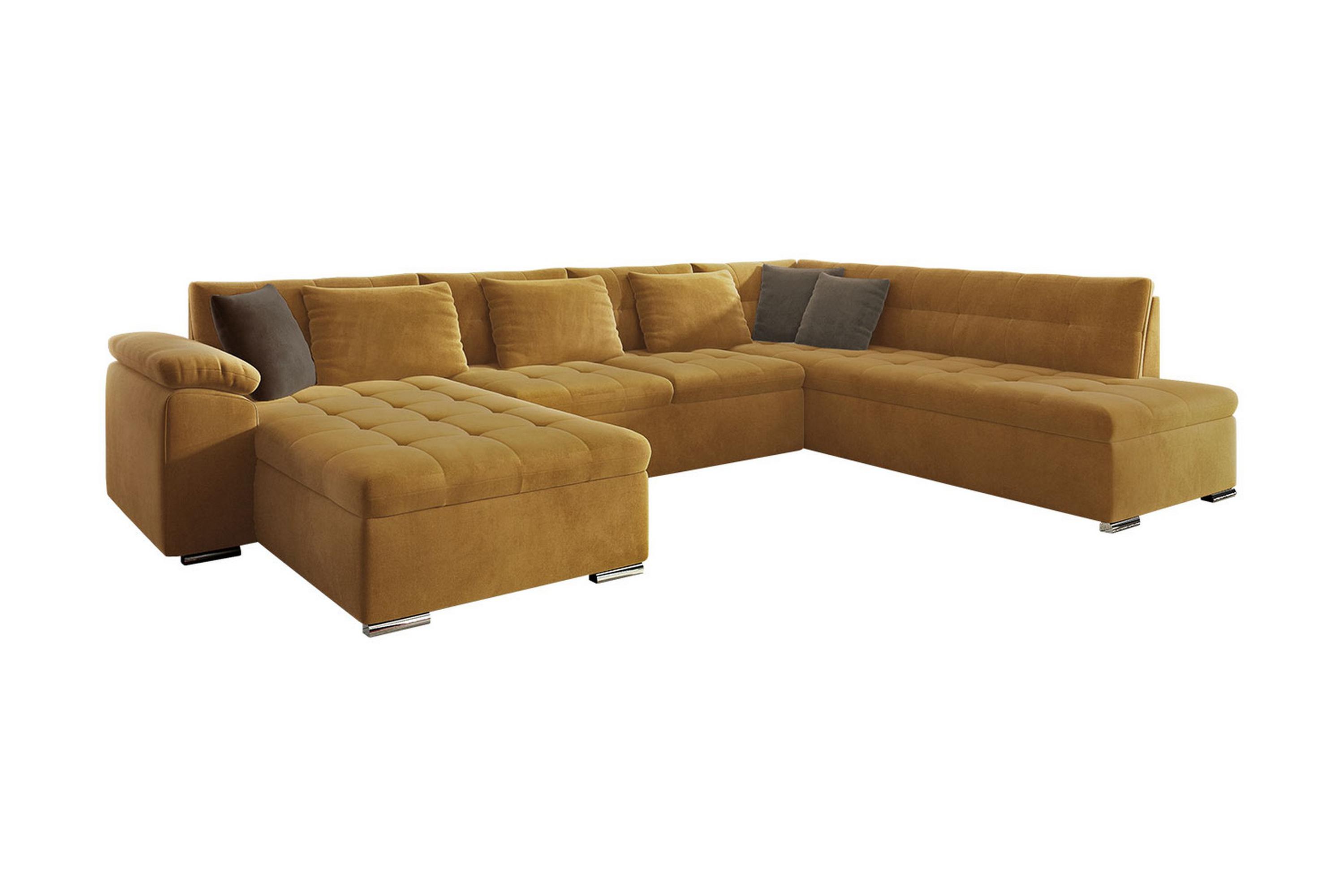 4-sits Bäddsoffa Sororia Gul