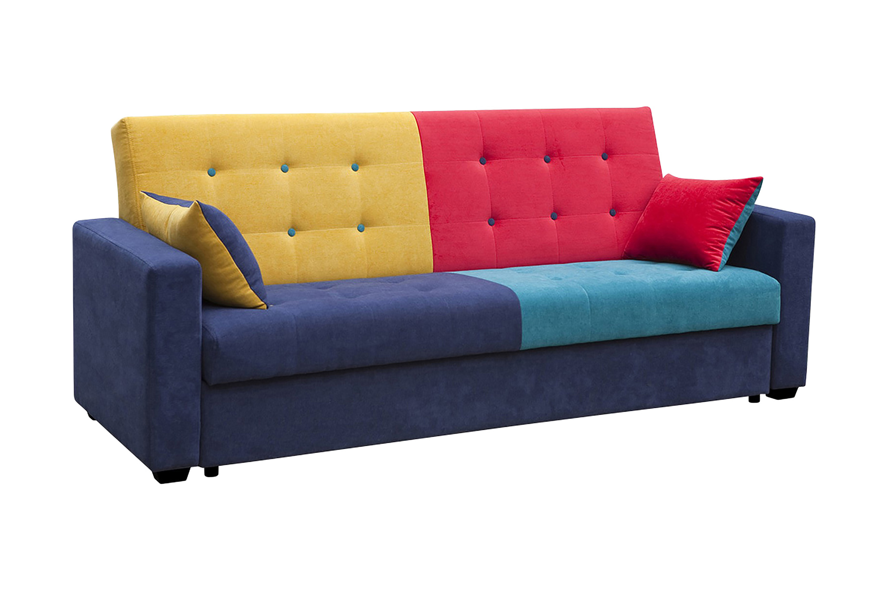 Bäddsoffa Bartek 224x88x90 cm Blå