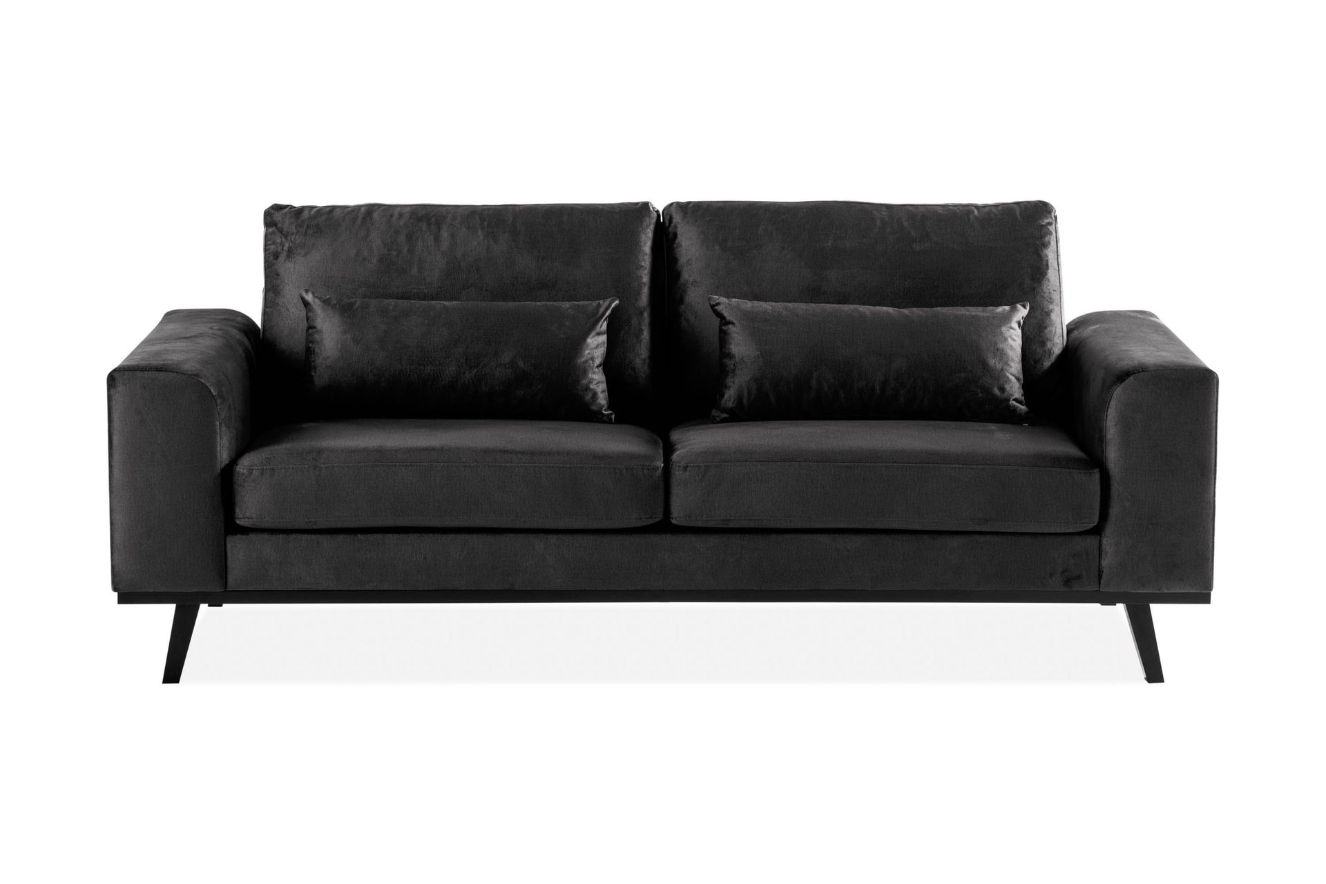 Copenhagen 2-sits Sammetssoffa - M&ouml;rkgr&aring;