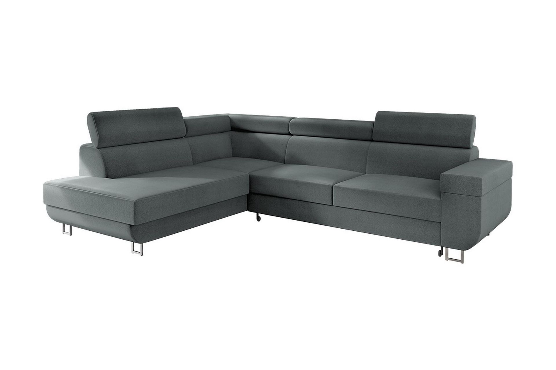 Fonti 3-sits Bäddsoffa Höger - Grå