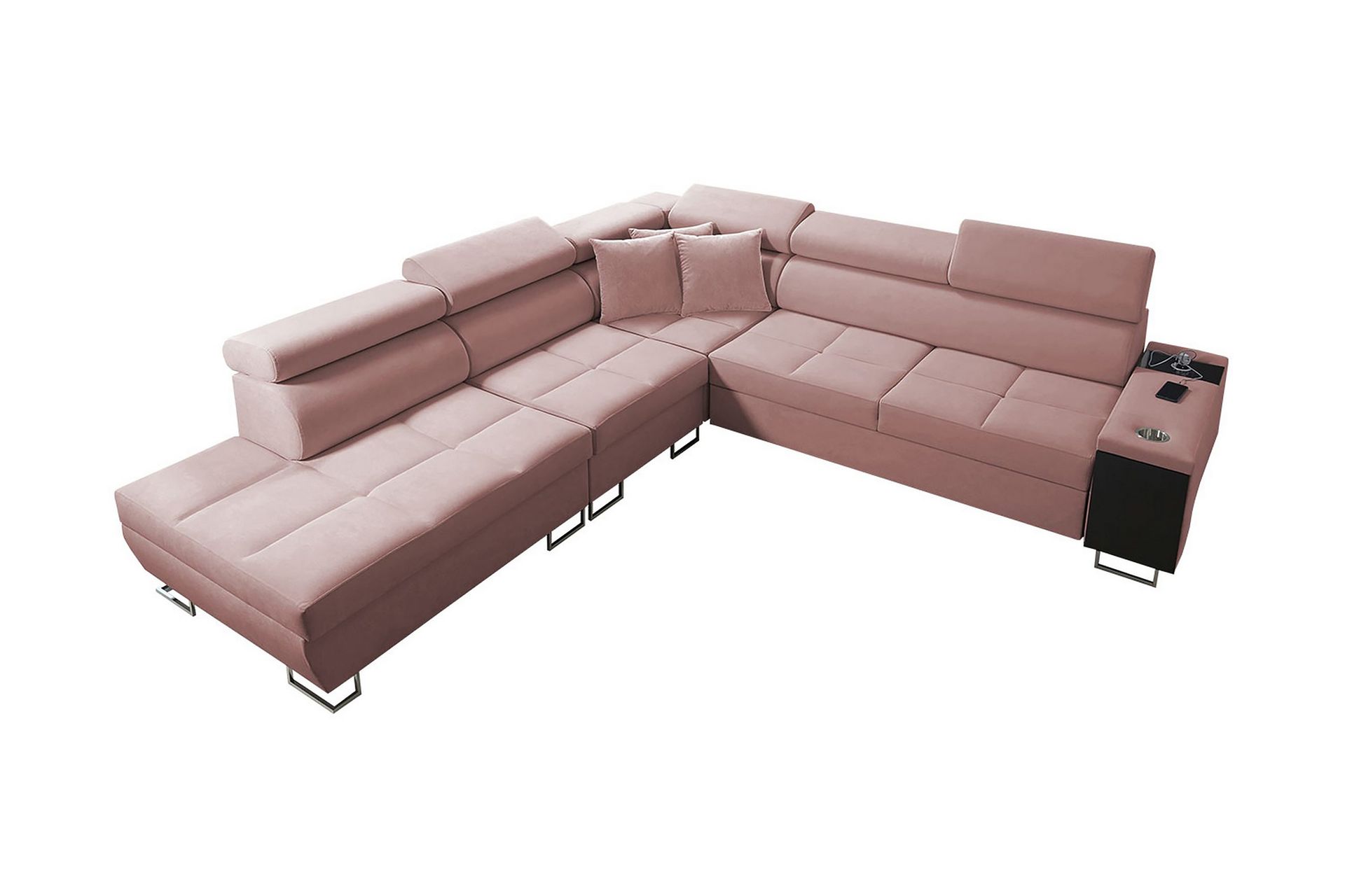 Morenia B&auml;ddsoffa m. Sch&auml;slong L-formad -
