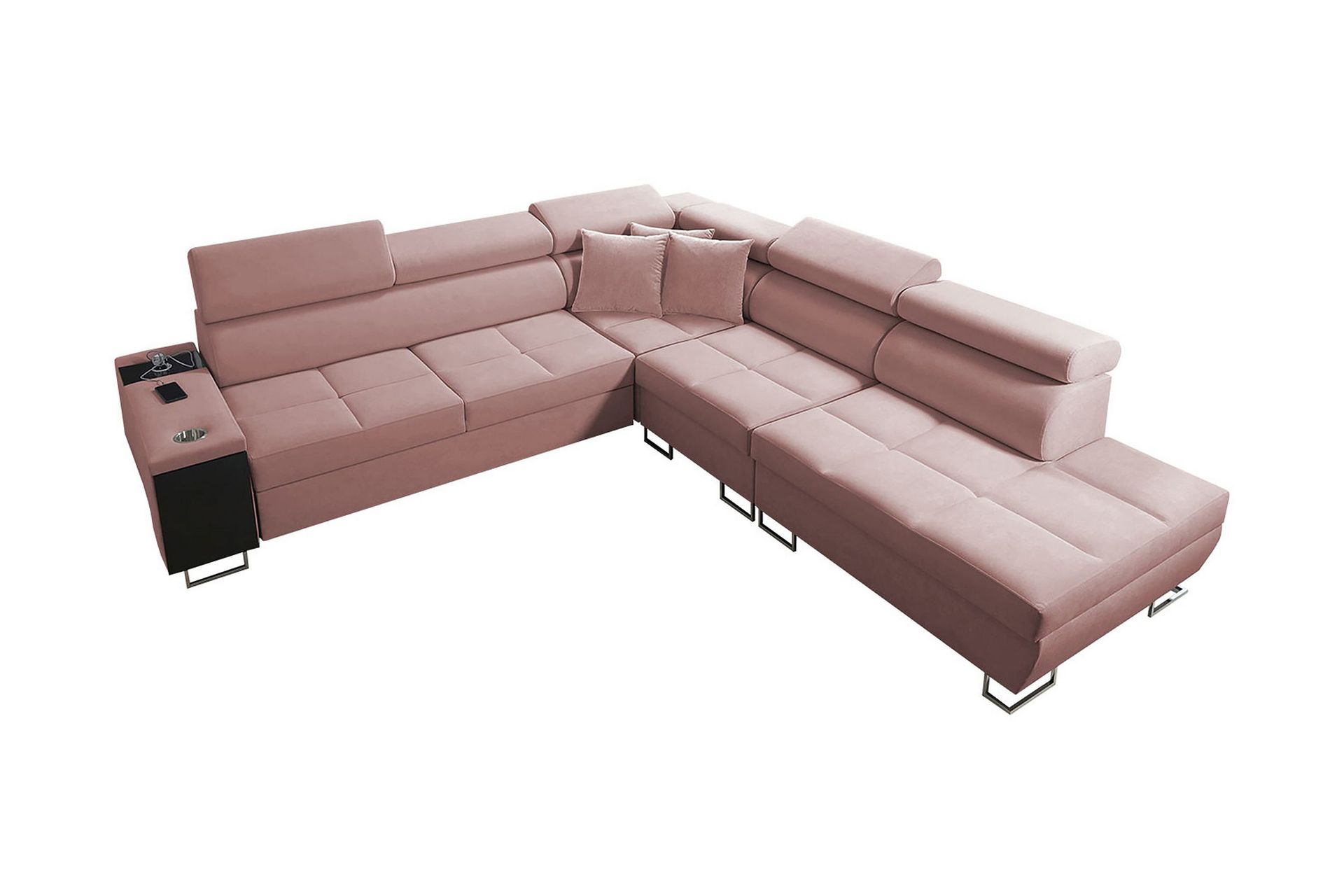 Morenia B&auml;ddsoffa m. Sch&auml;slong L-formad -