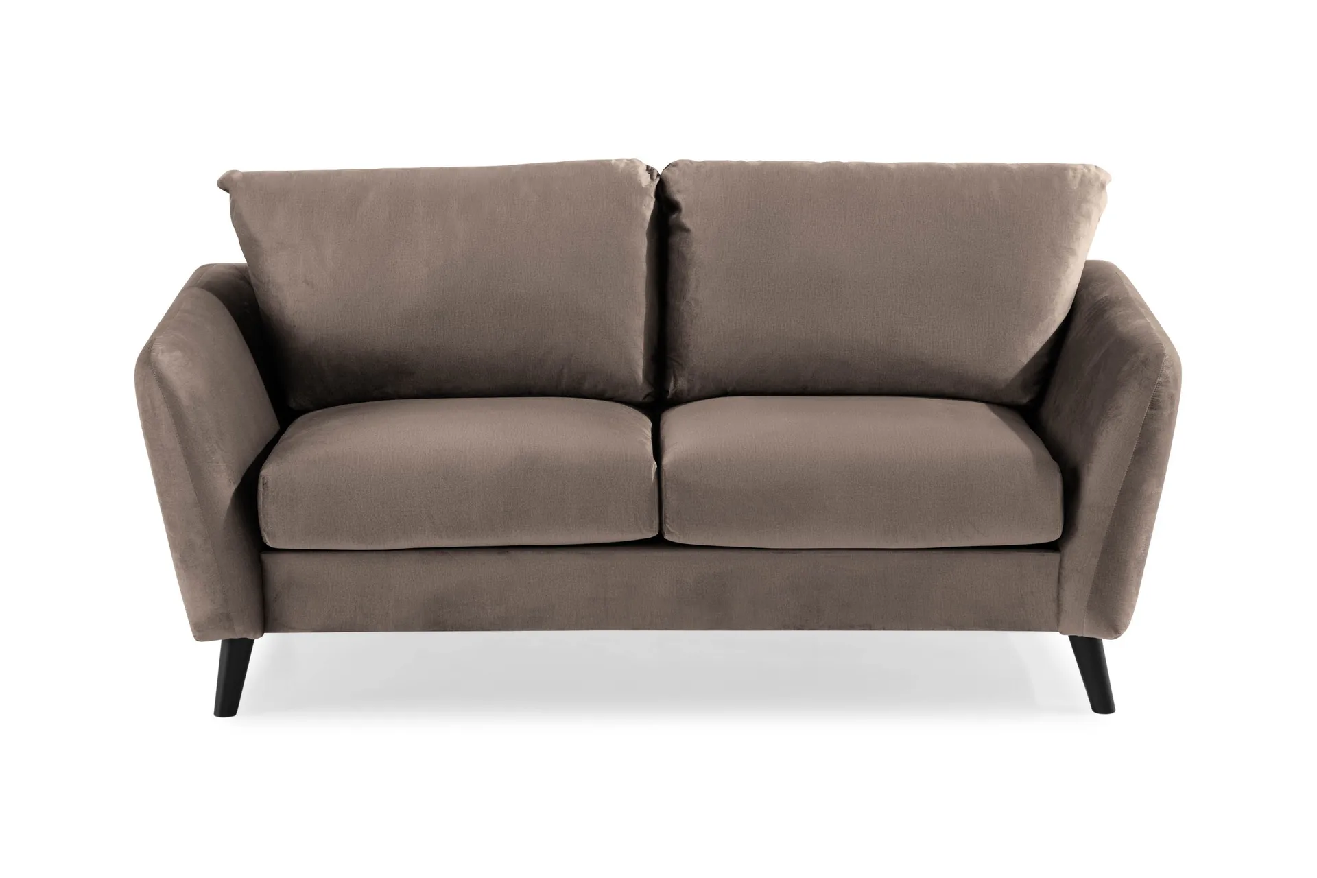 Trend 2-sits Sammetssoffa - Brun