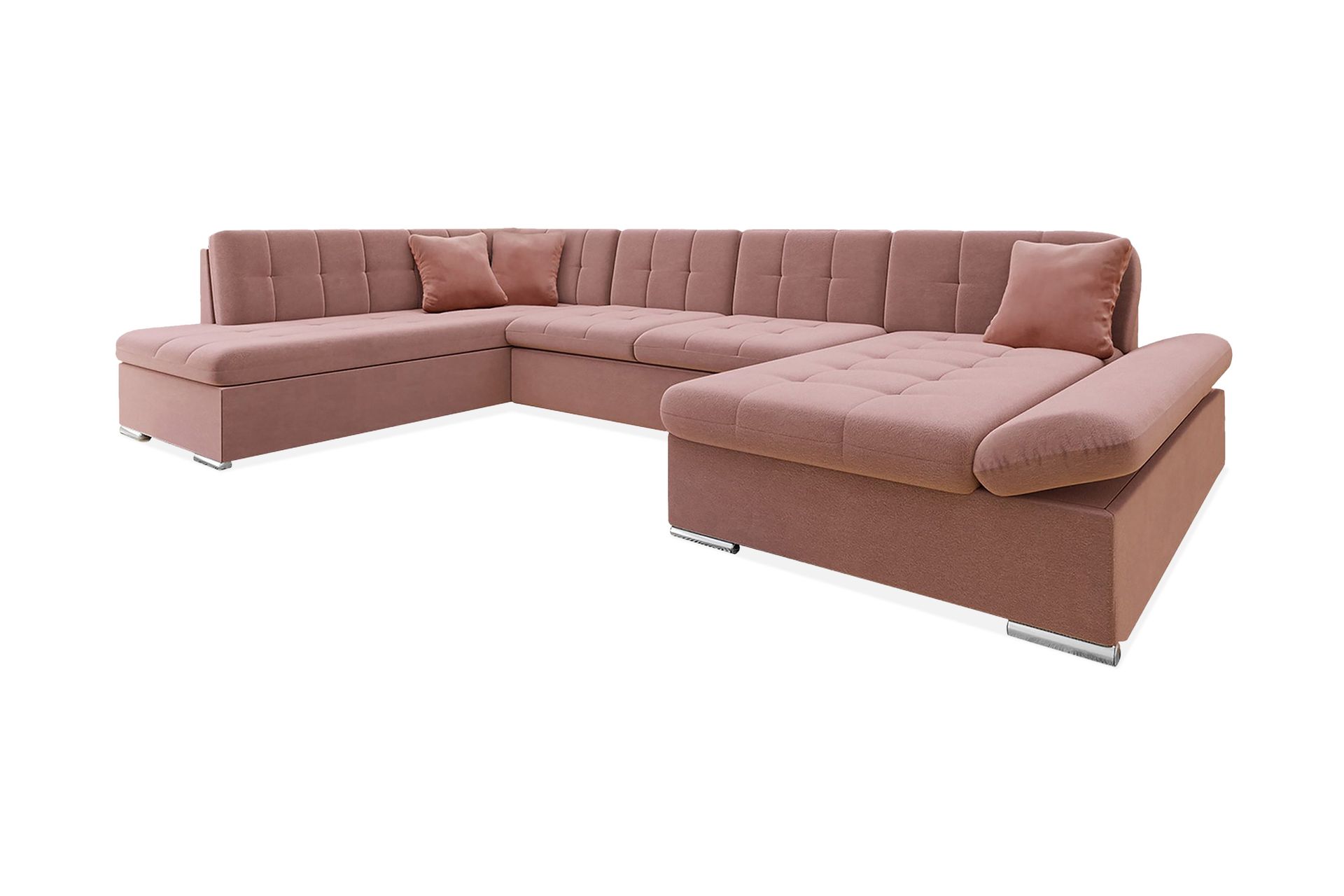 Zumar 4-sits Bäddsoffa Universal - Rosa