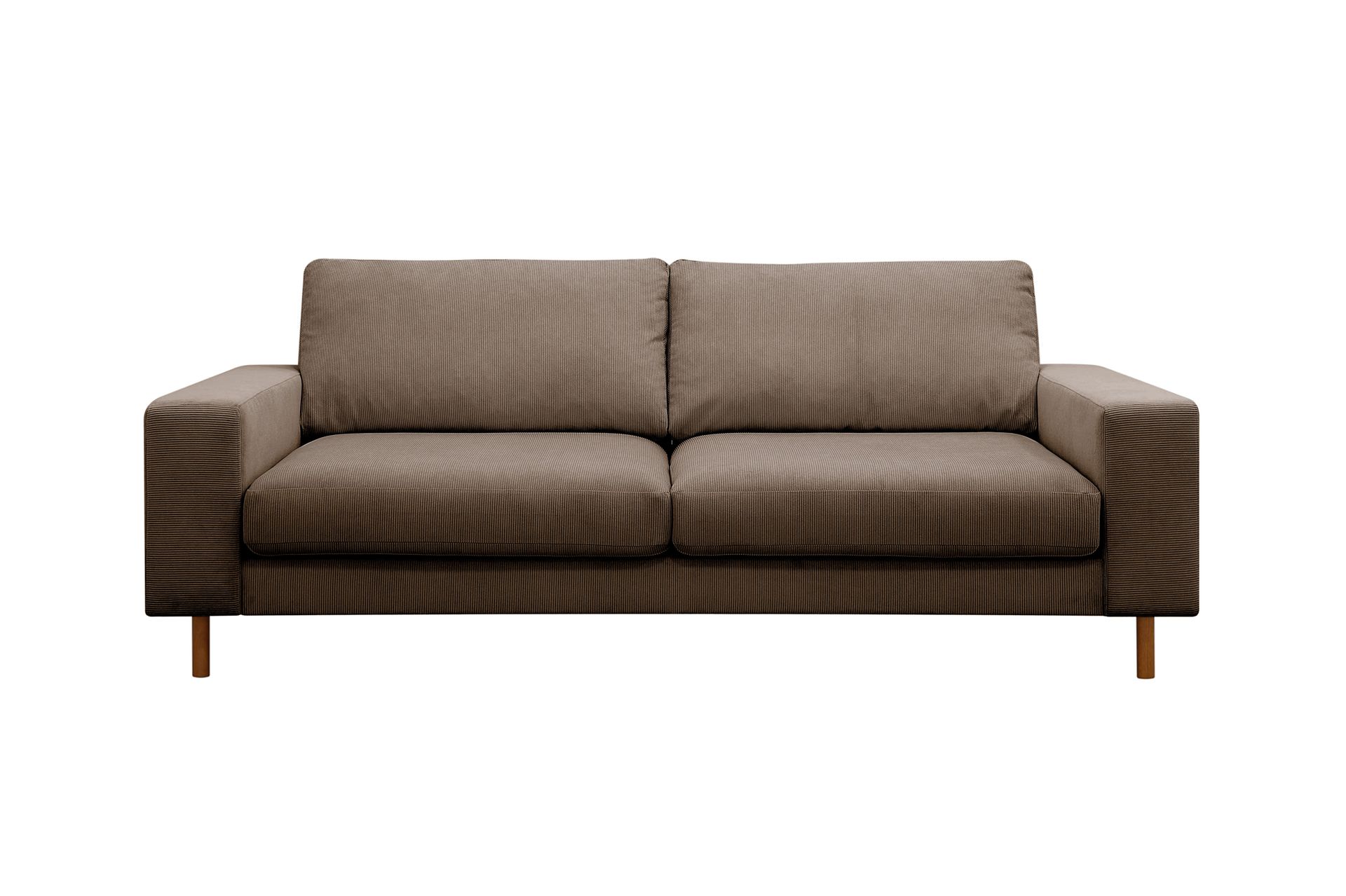 Scandi Djup 3-sits Soffa i Manchester - Brun