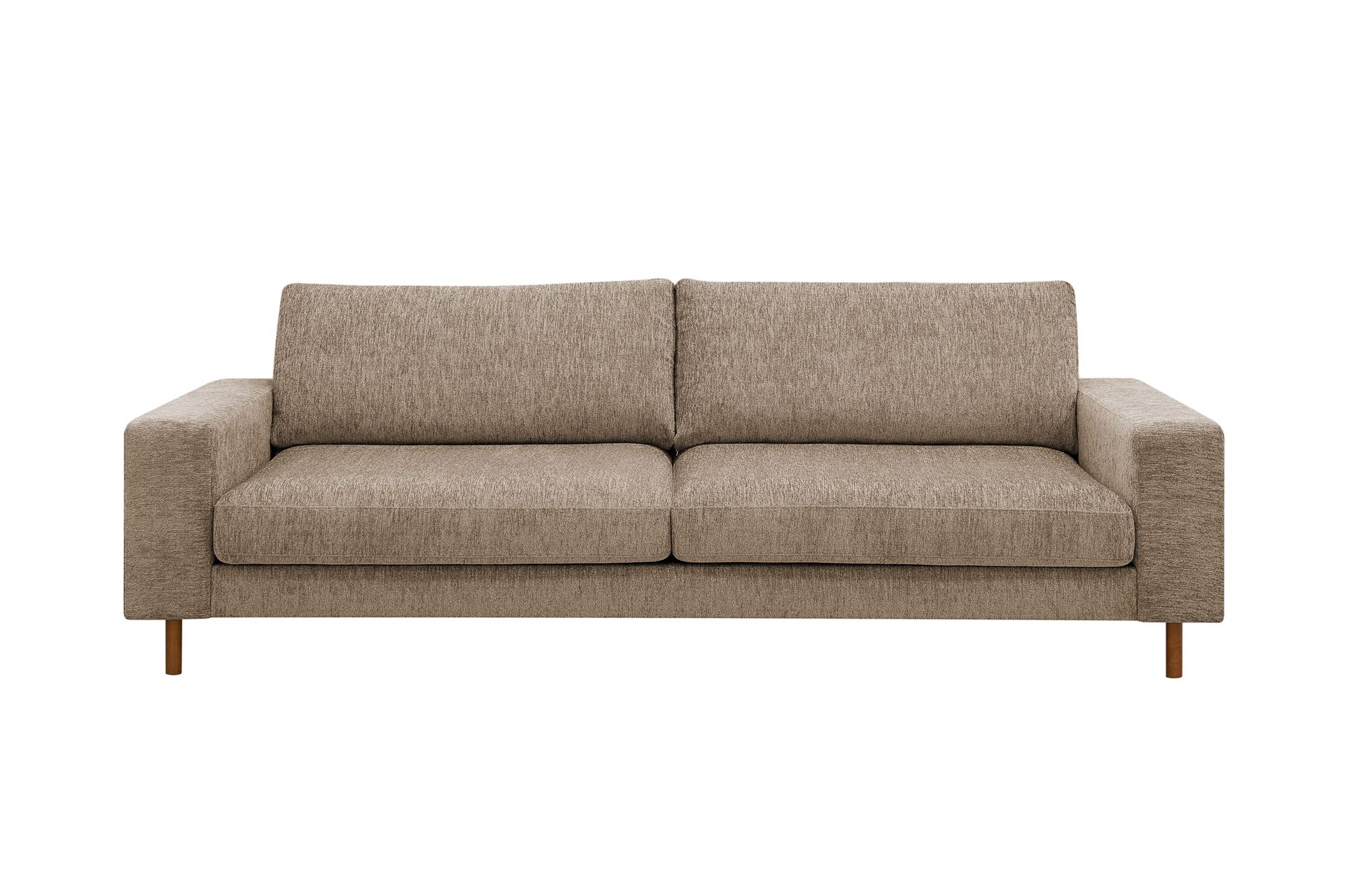 Scandi Djup 4-sits Soffa i Chenille - M&ouml;rkbeige