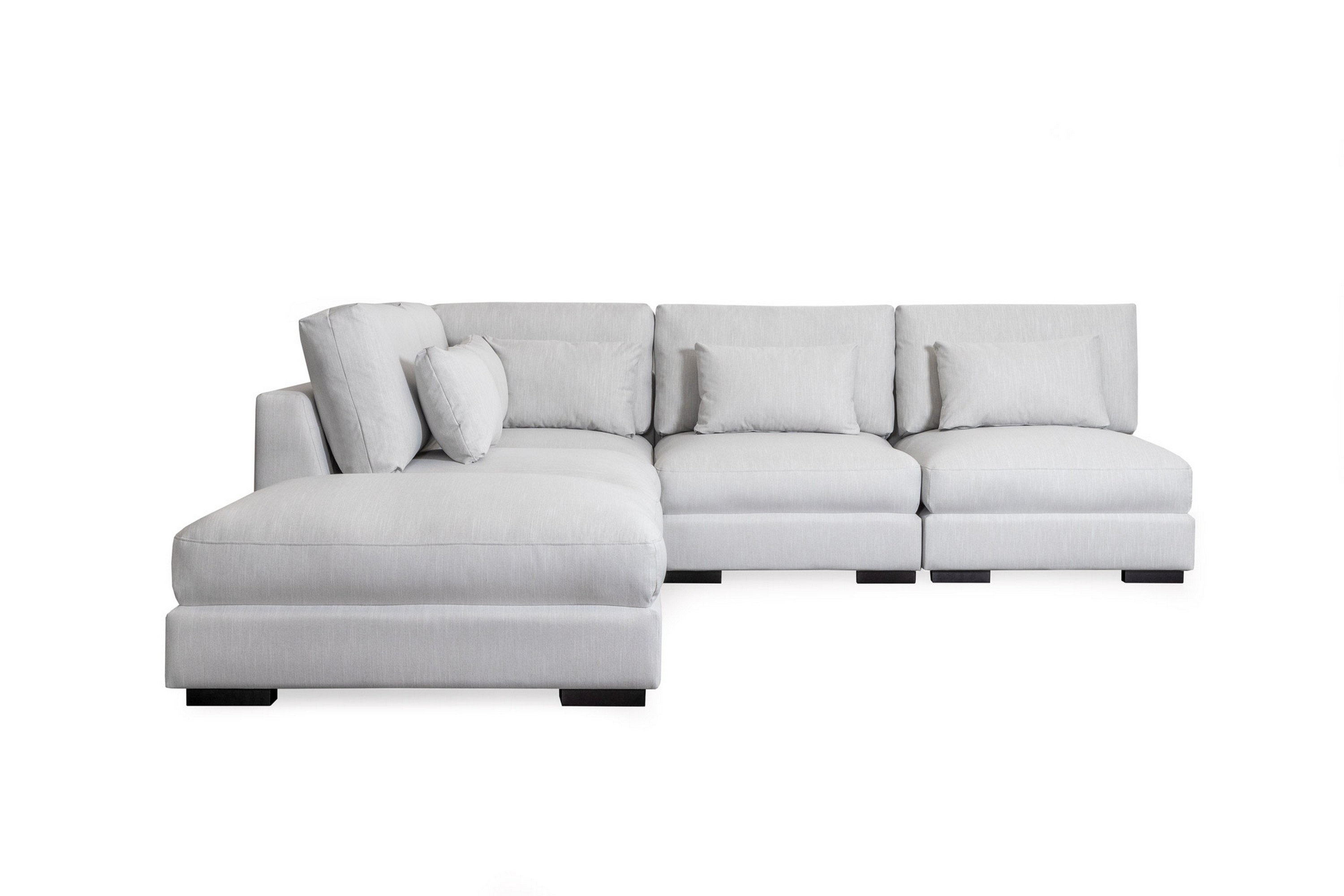 Schäslongsoffa Columbus Höger Beige
