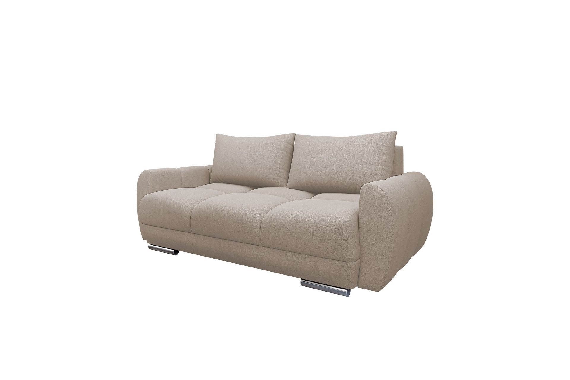 Simerly Soffa 3-sits i Plysch - Beige