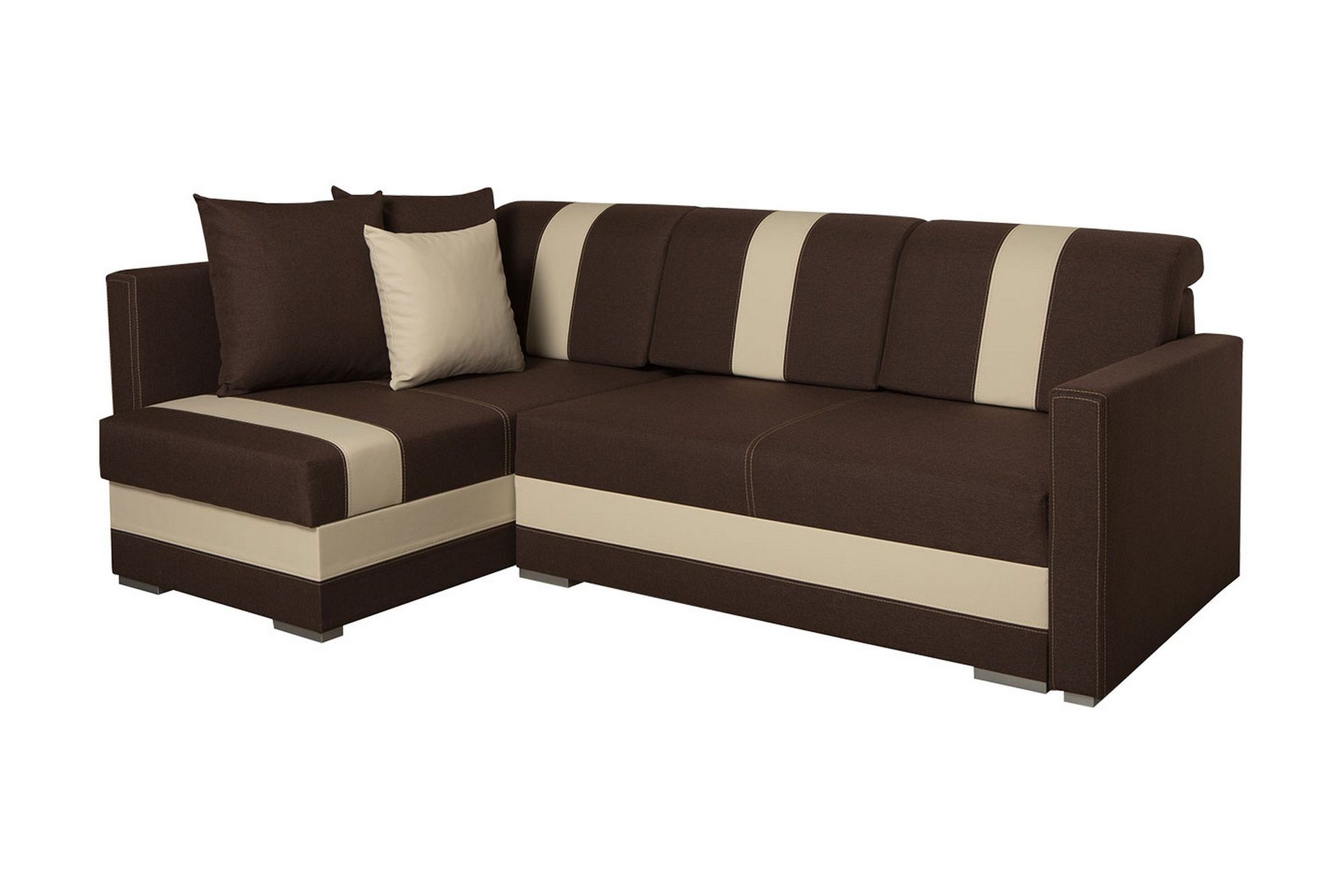 Ericka 4-sits B&auml;ddsoffa - Brun