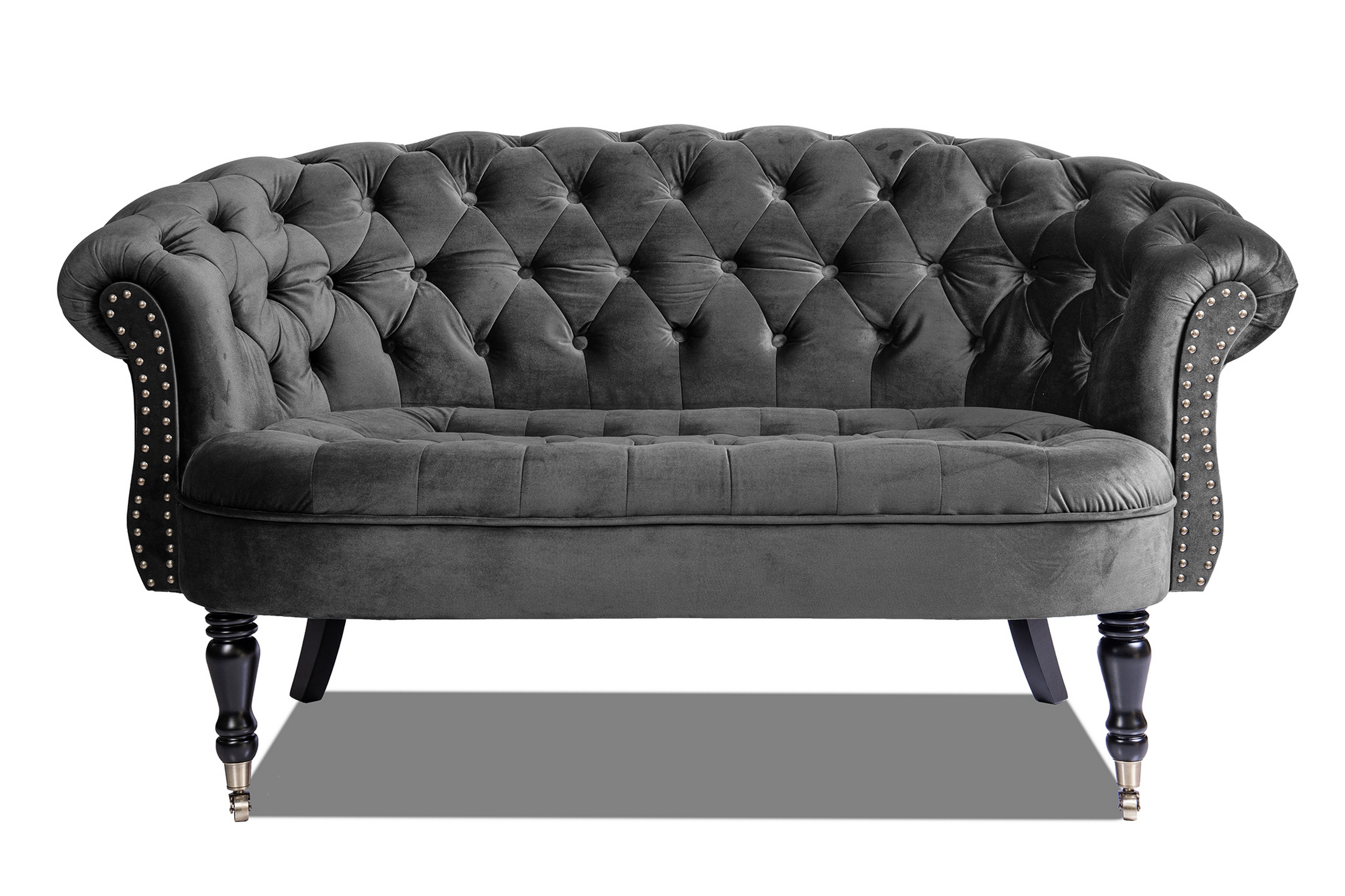 Soffa Chester Ludovic 2-sits - Mörkgrå 12107
