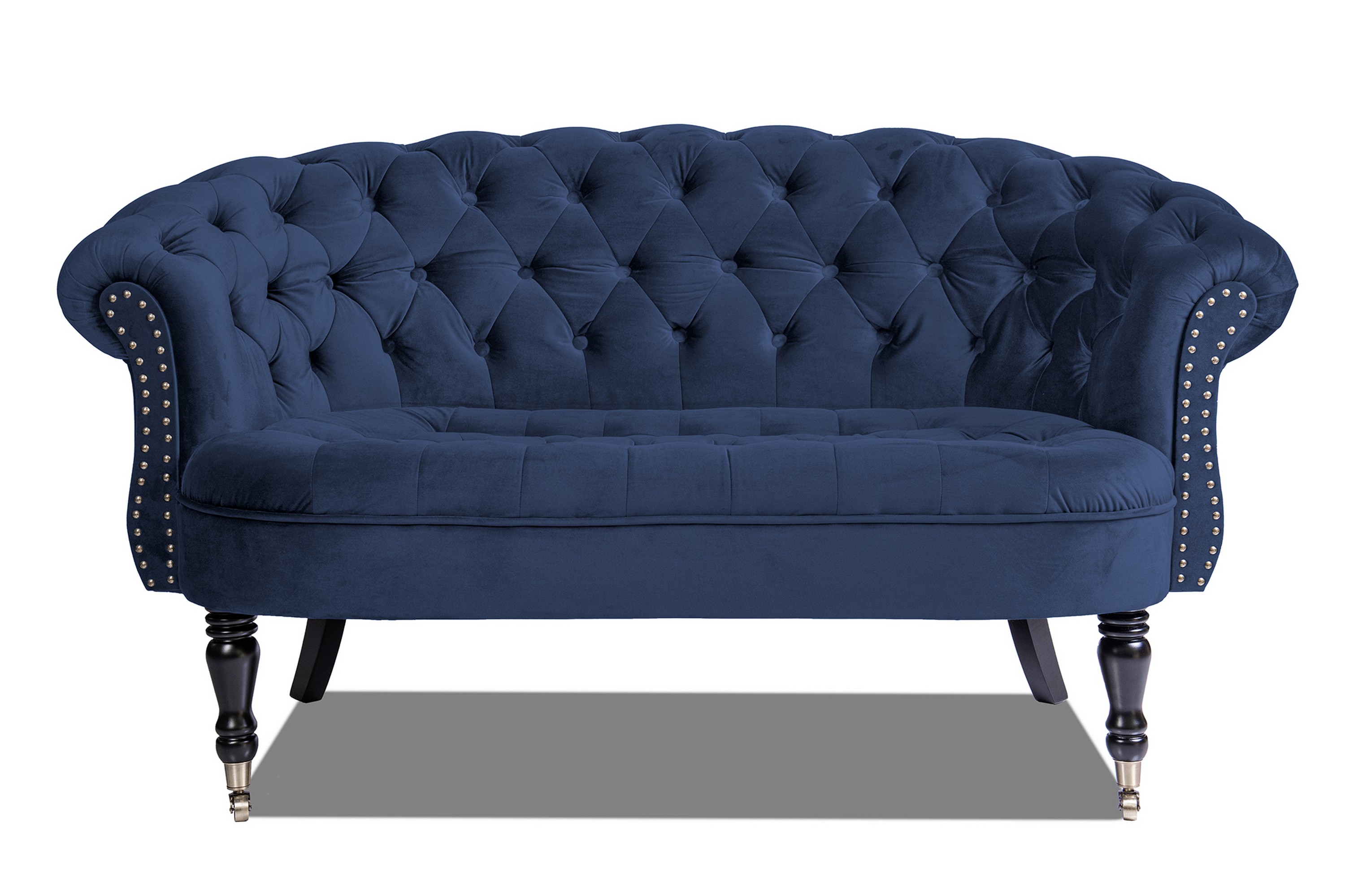 Soffa Chester Ludovic 2-sits - Petrolblå 12113