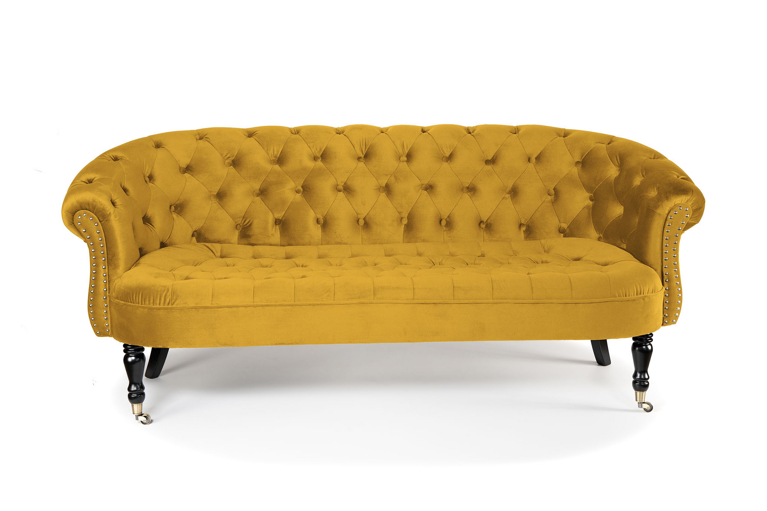 Soffa Chester Ludovic 3-sits - Gul 12312