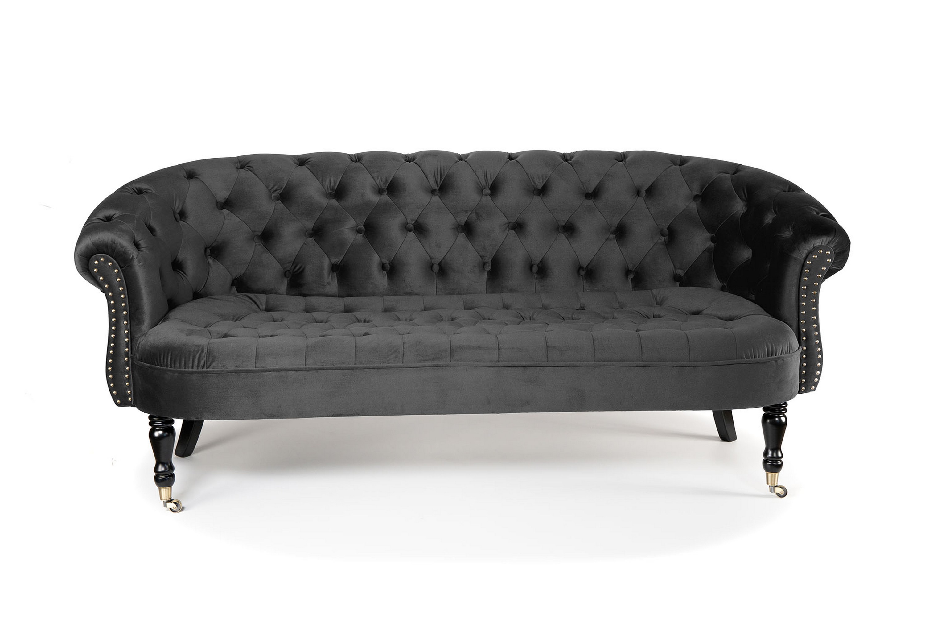 Soffa Chester Ludovic 3-sits - Mörkgrå 12307