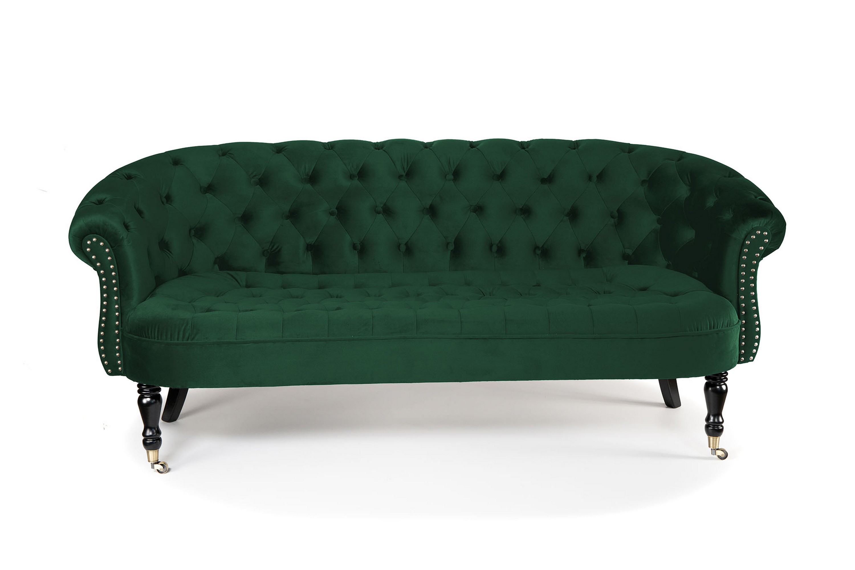 Soffa Chester Ludovic 3-sits - Mörkgrön 12305