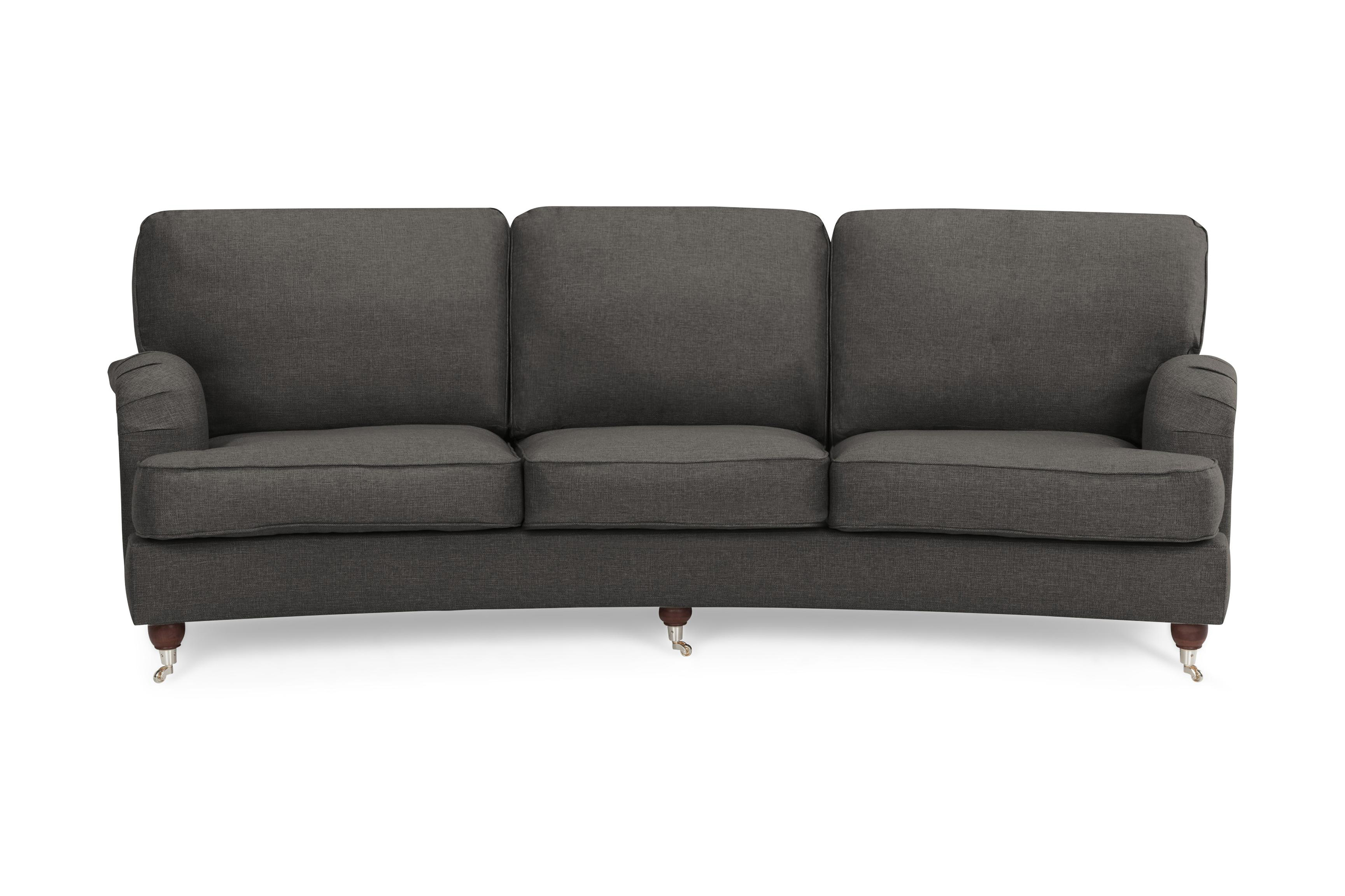Bloomington Soffa Howard Oxford 4-sits Svängd - Mörkgrå 220-10-136297