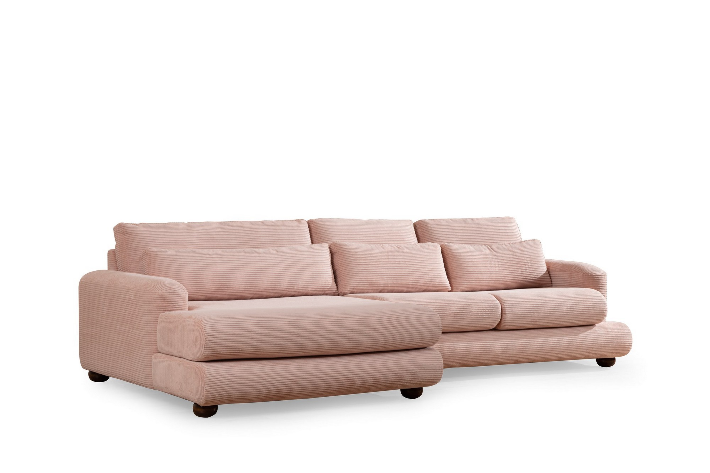 soffa m. divan maddington 3-sits - rosa