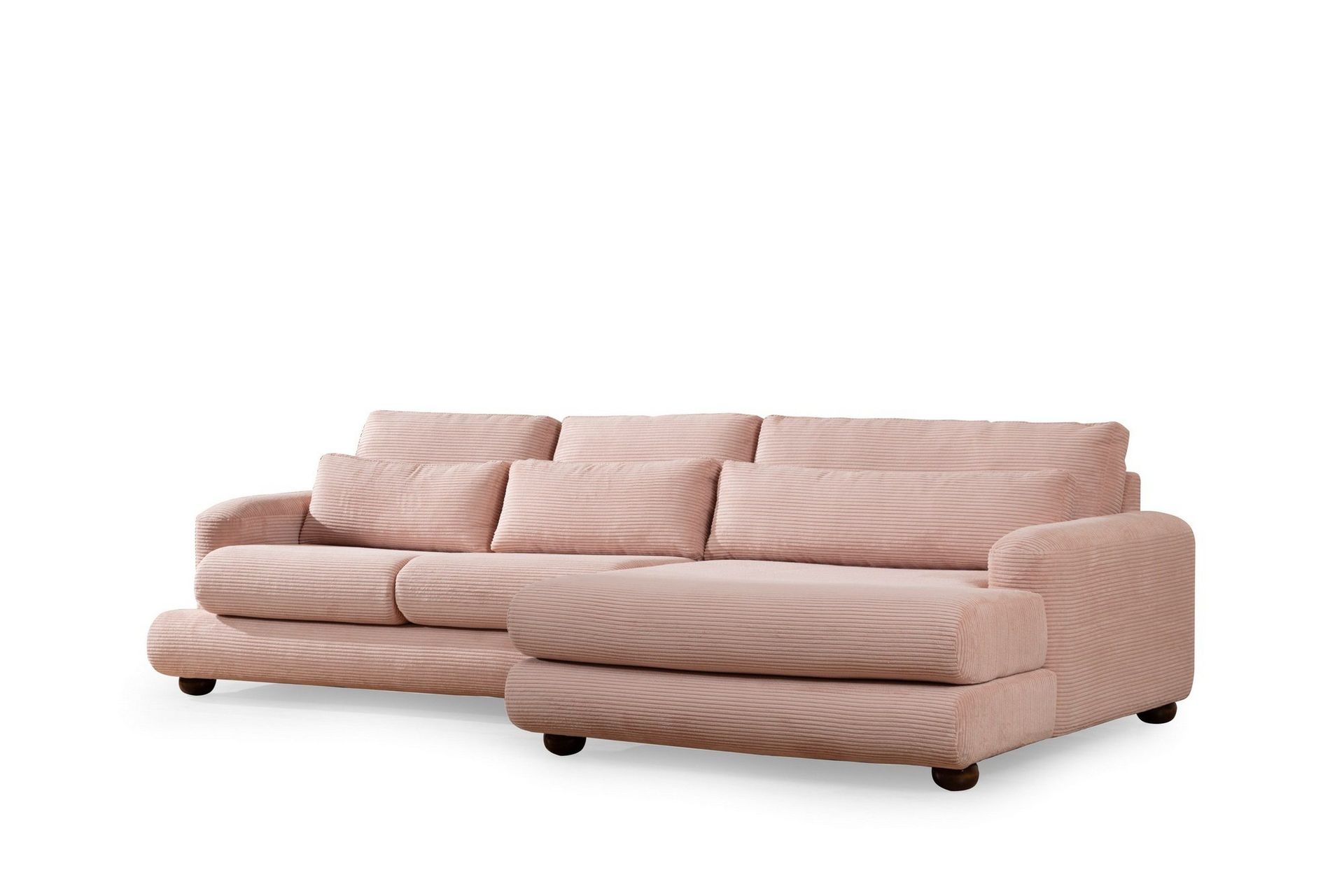 Relento Soffa m. Divan 3-sits - Rosa