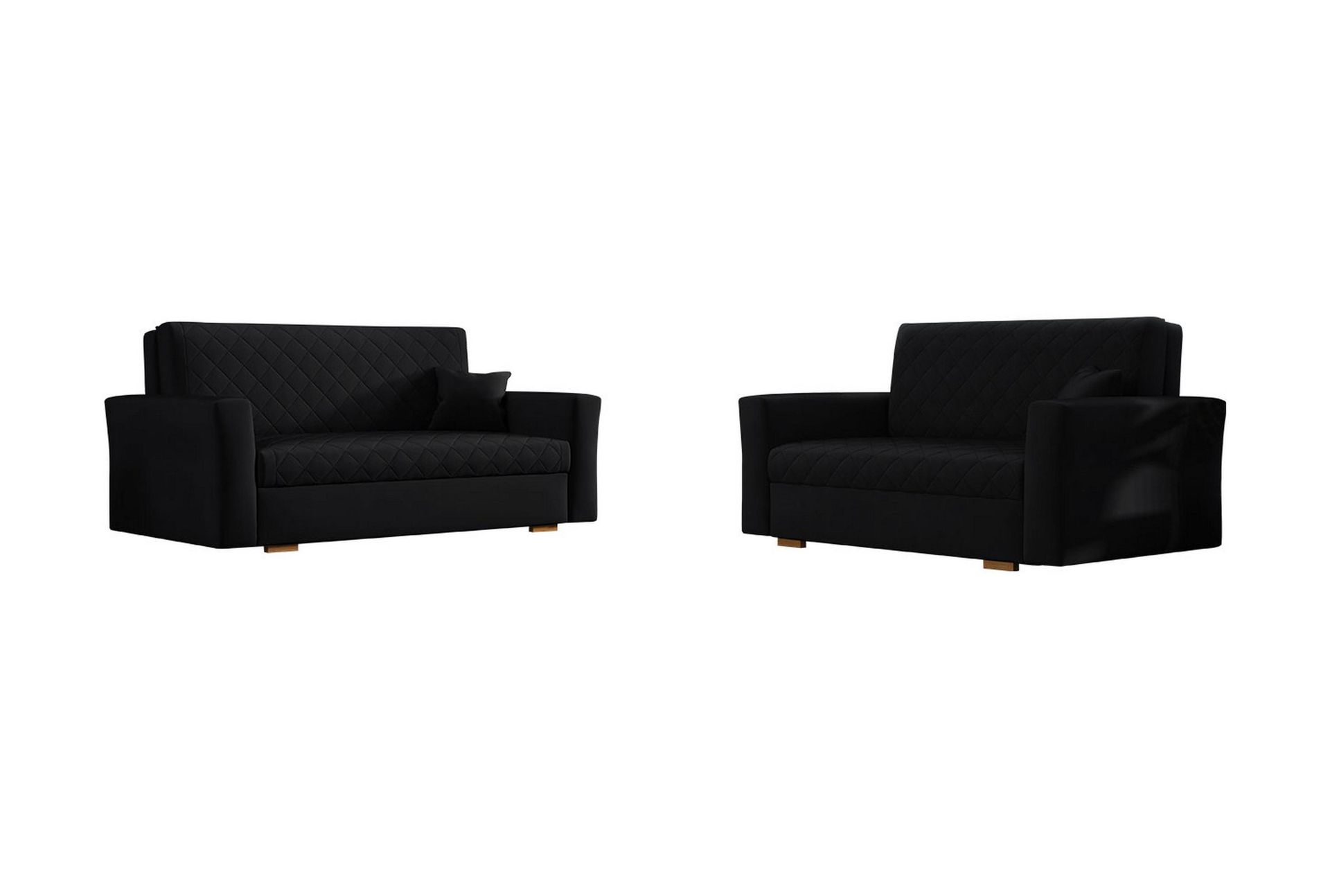 Bensbyn Soffgrupp Rutm&ouml;nster - Svart