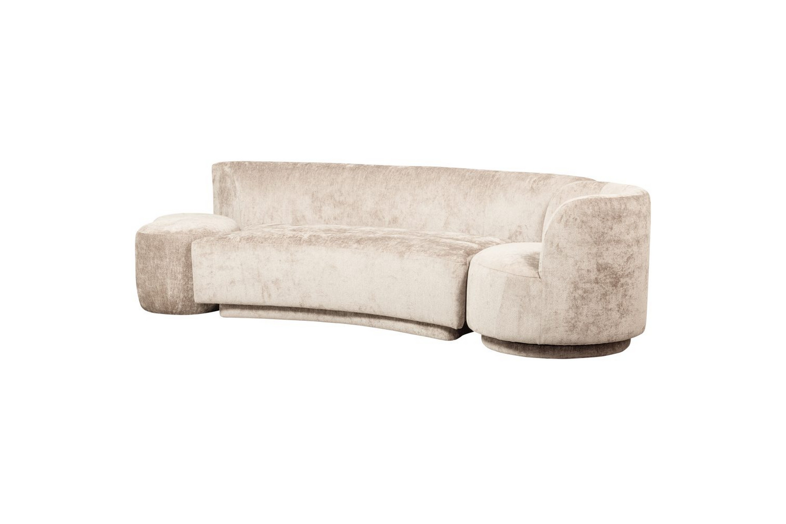 soffgrupp kombi-populär med pouf - naturell