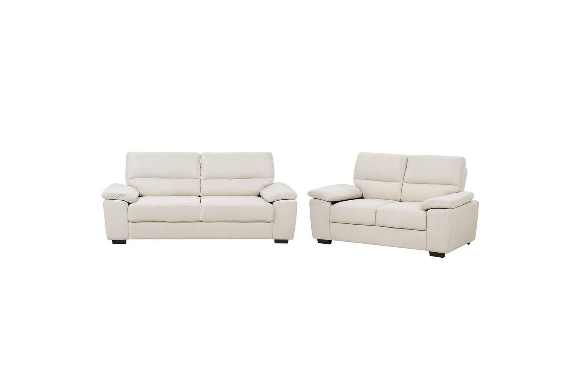 Soffgrupp Vogar Beige/svart - Beige/svart