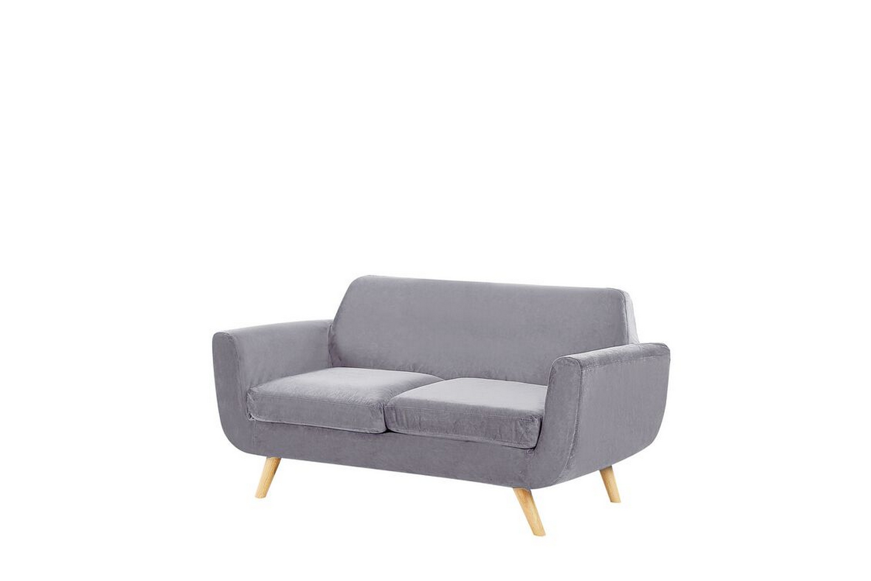 2-sits Soffklädsel Bernes Sammet/Grå