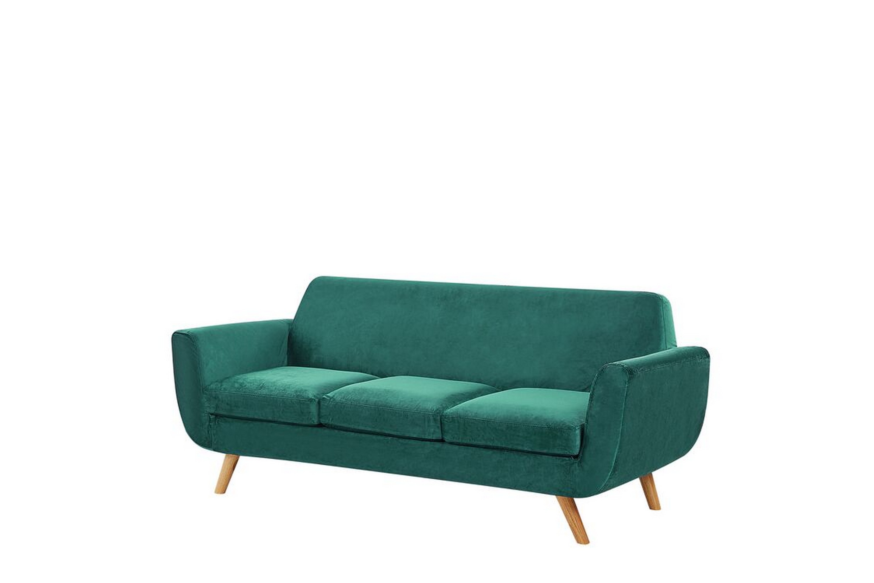 3-sits Soffklädsel Bernes Sammet/Grön