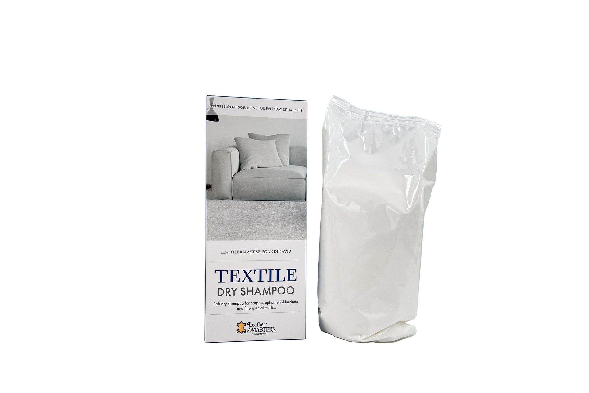 torrschampo för textilier -