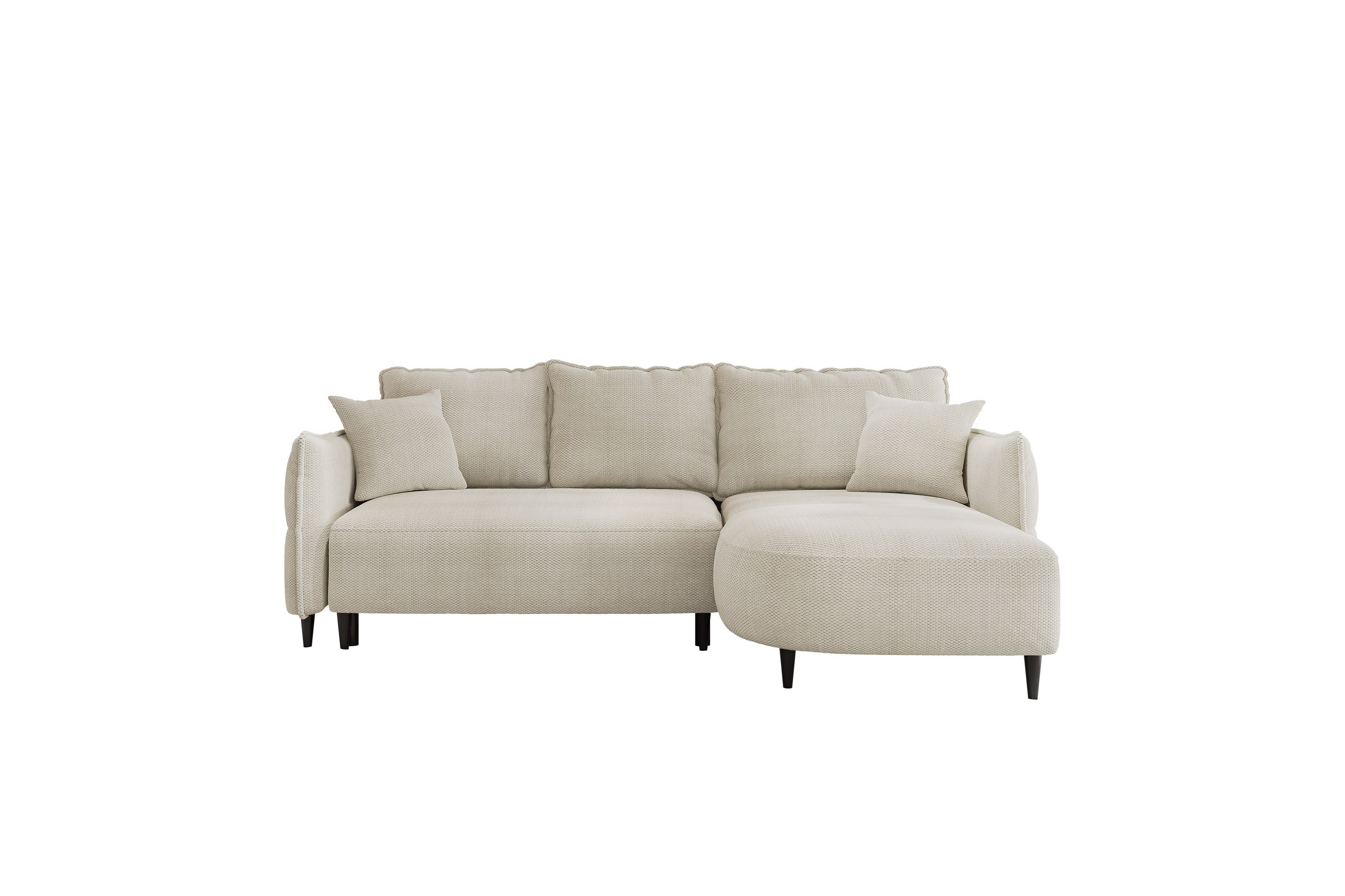 sycylia soffa med divan 3-sits - beige