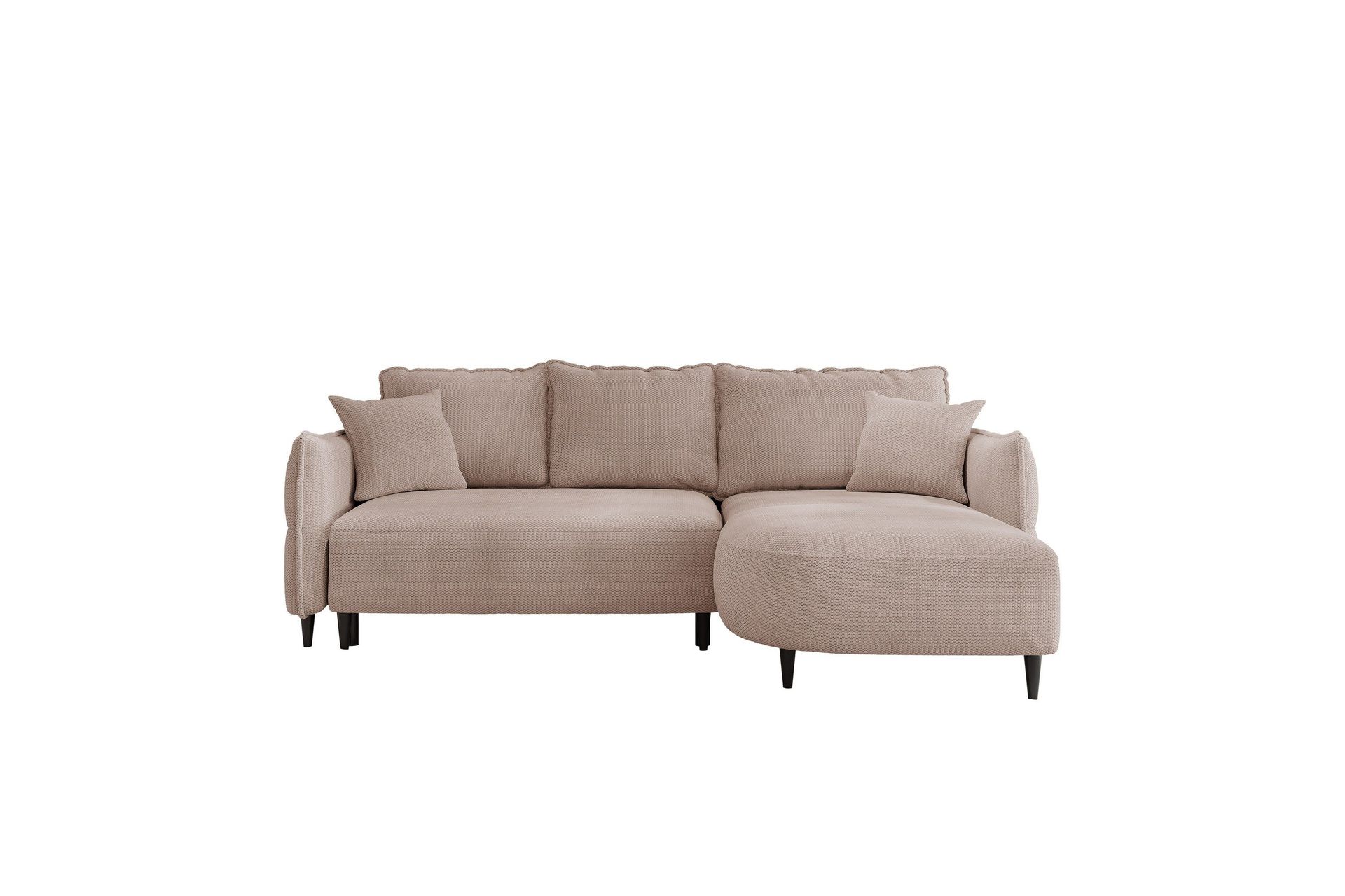 Sycylia Soffa med Divan 3-sits - Rosa