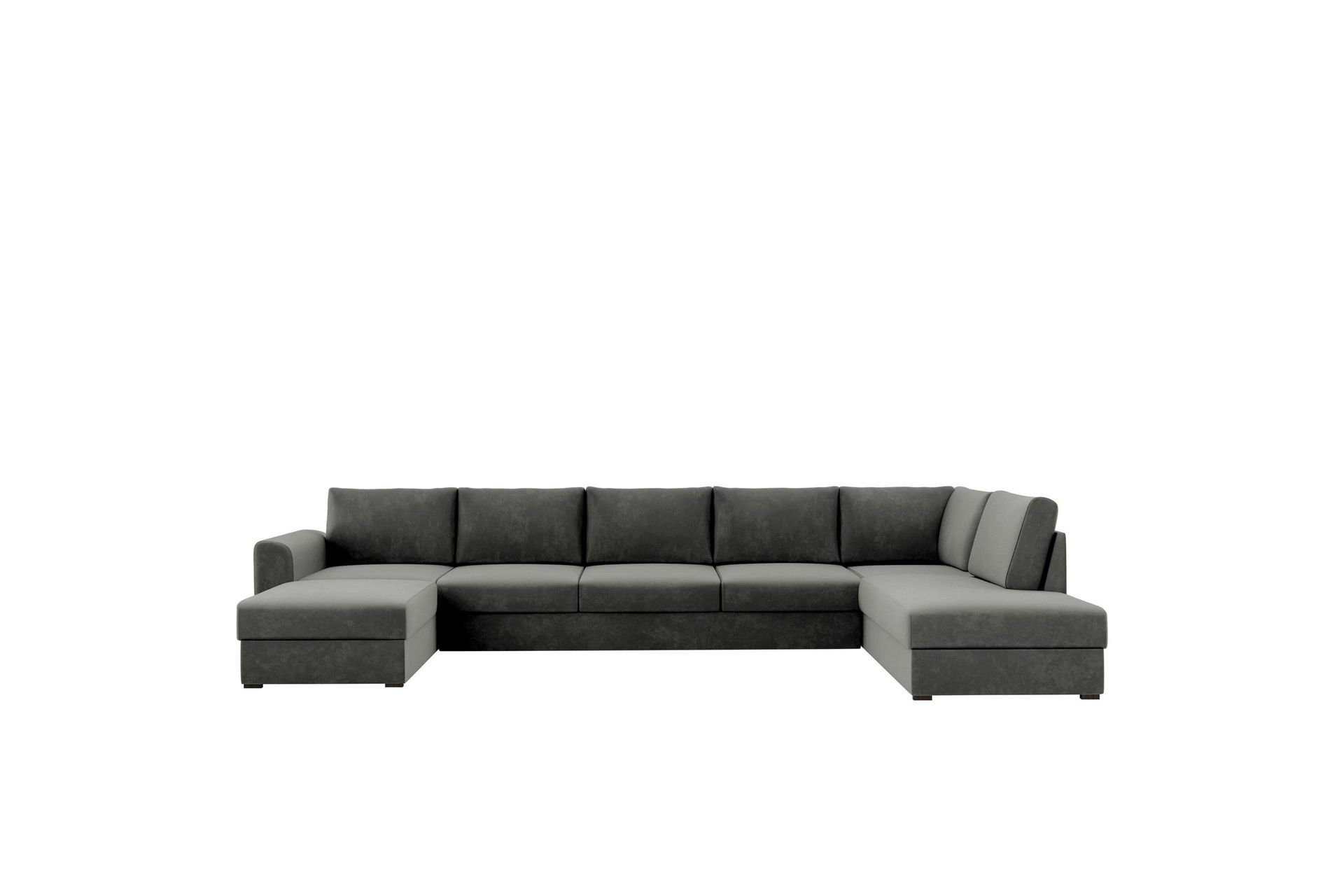 Taberk Soffa med Divan och Sch&auml;slong 5-sits - Gr&aring;