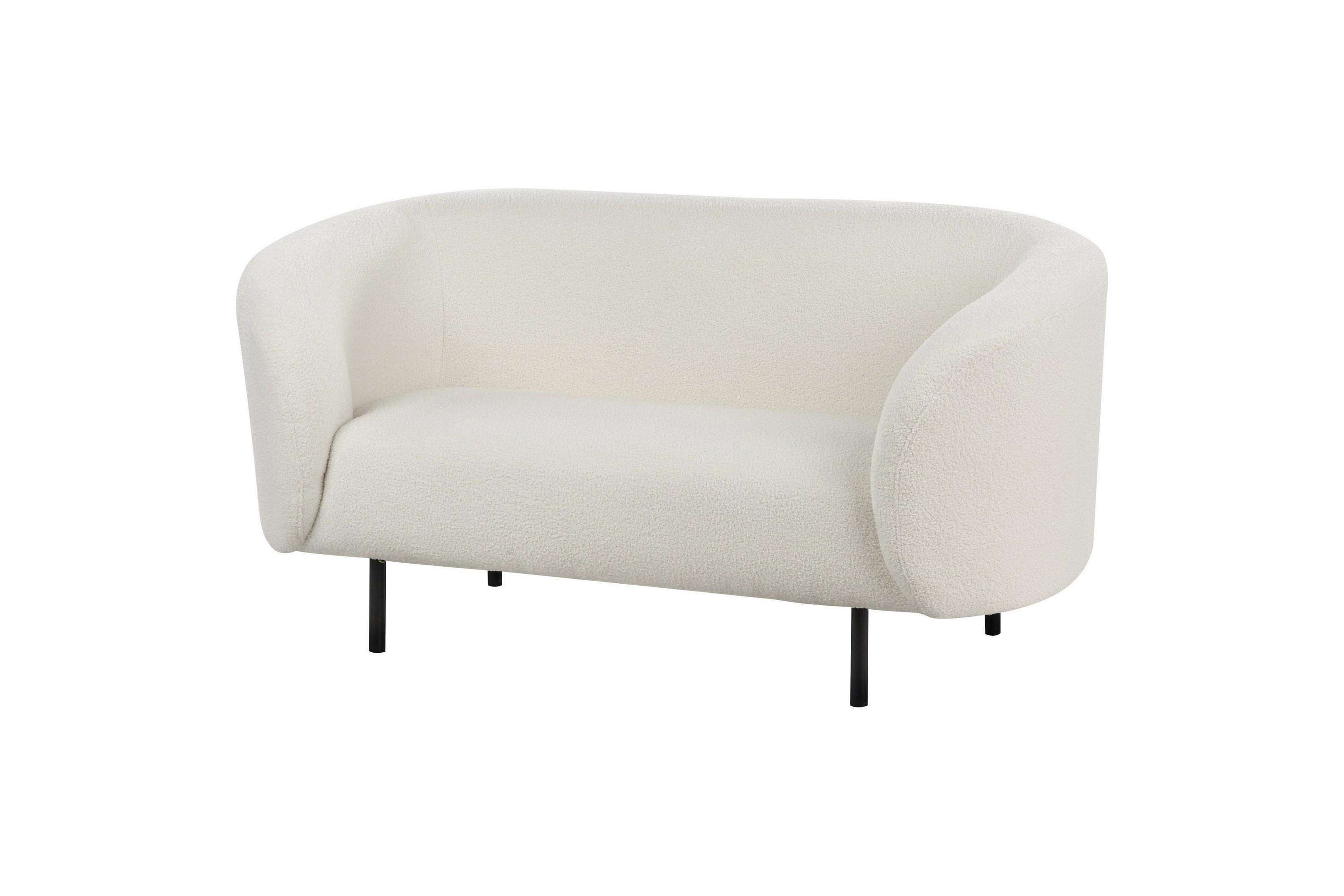 Tuka Soffa 2-sits Svart/Vit