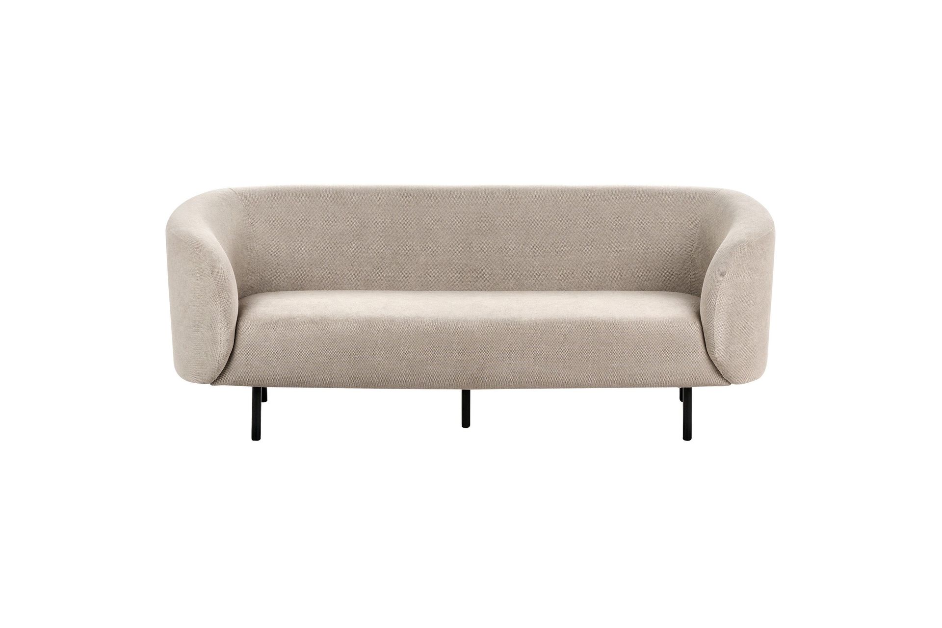 Tuka Soffa 3-sits - Beige/Svart/Gr&aring;