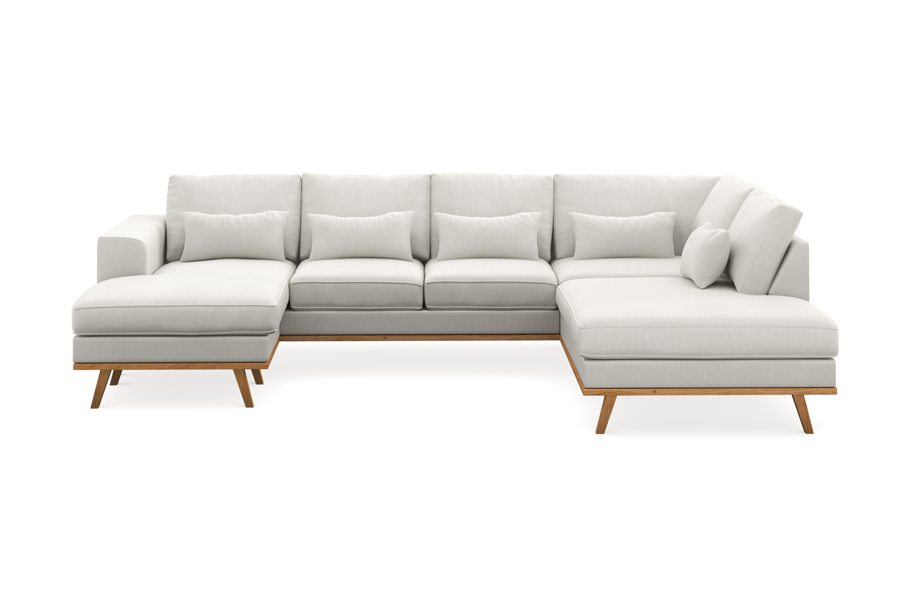 Copenhagen Compact 4-sits U Soffa Divan Vänster Schäslong Höger Beige