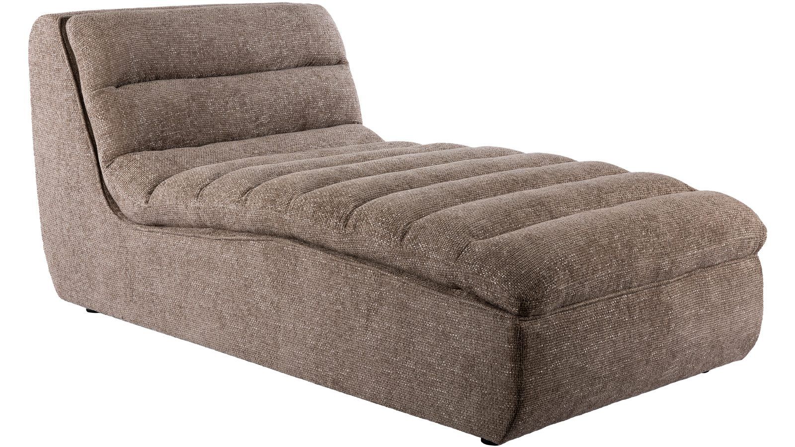 Valdoro Sch&auml;slong i tyg 168 cm - Mink