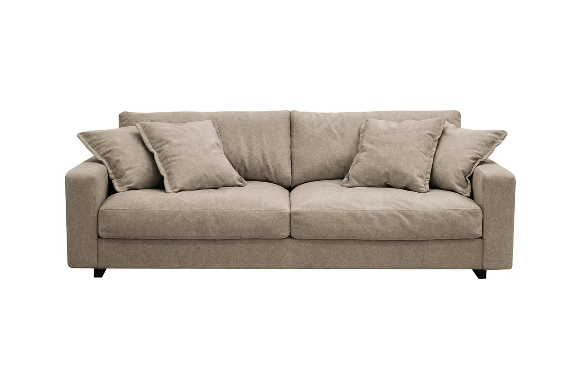 Valencia Extra Djup 3-sits Soffa i Chenille - Brun