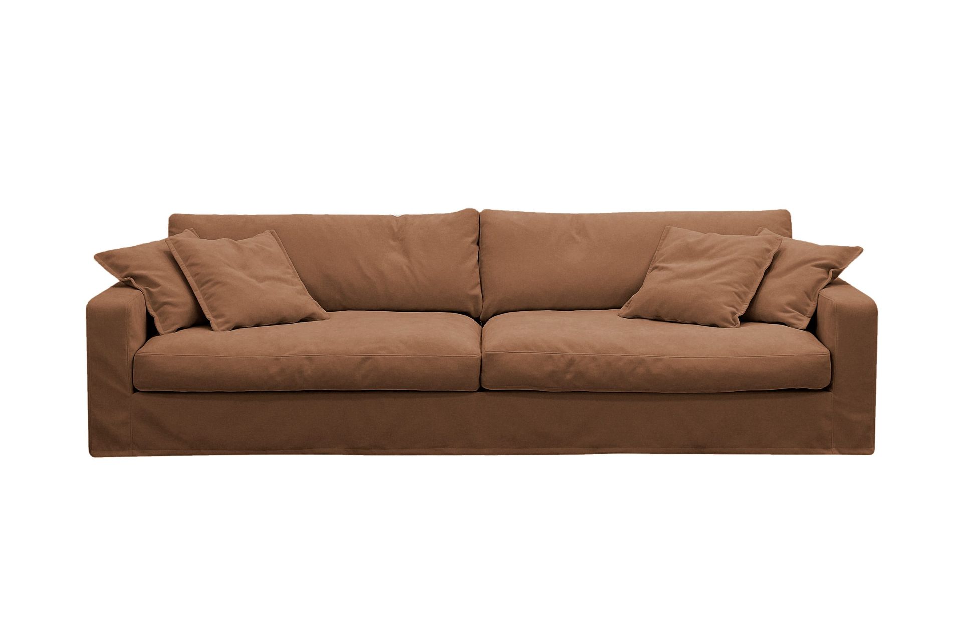 Valencia Extra Djup 4-sits Soffa - Rostbrun