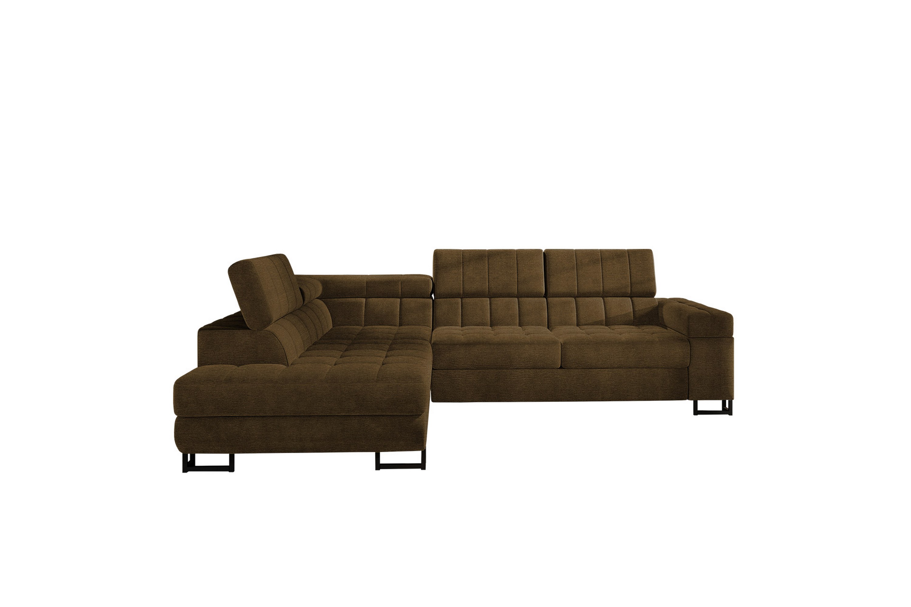 Warwick Soffa med Schäslong 3-sits Brun